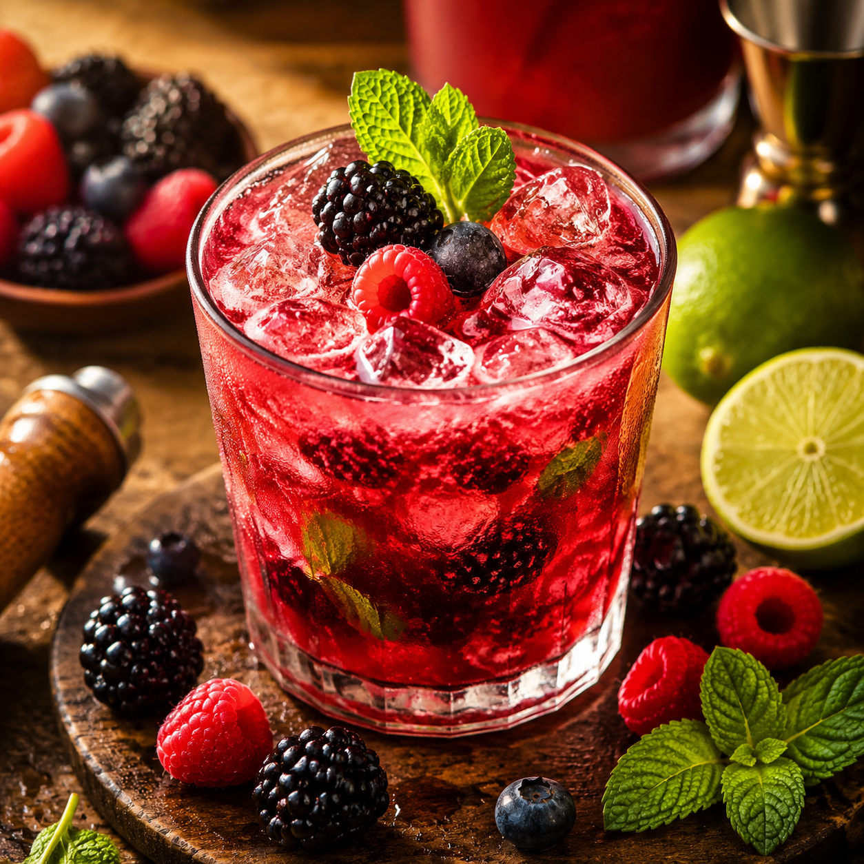 Drinks & Cocktails — Shake, stir, and sip bright margaritas, smoky mezcal spritzes, cozy toddies, and jewel-toned mocktails for every thirst.