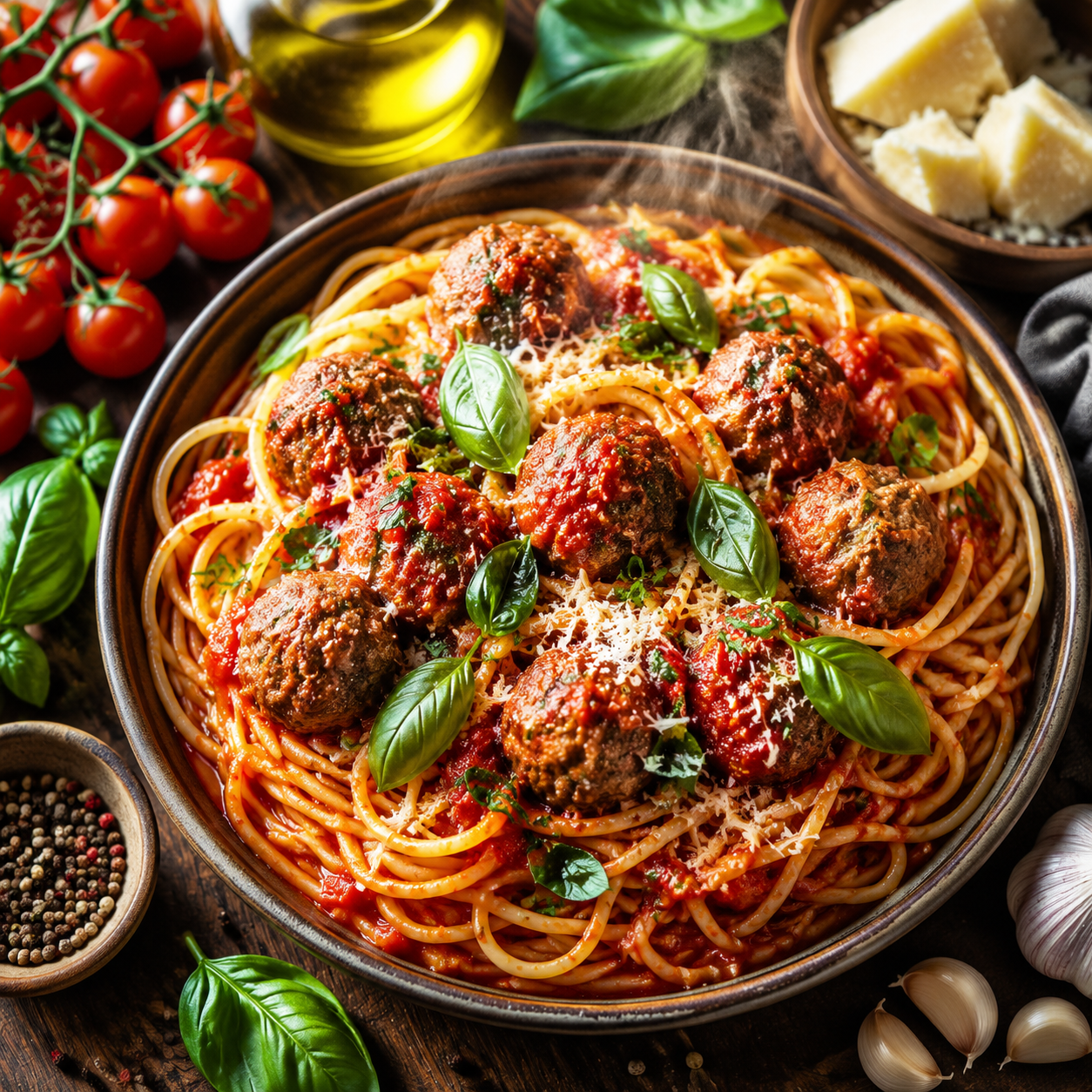 Italian — Twirl into golden pastas, blistered pizzas, slow-simmered ragùs, and bright antipasti that make every table feel Italian.