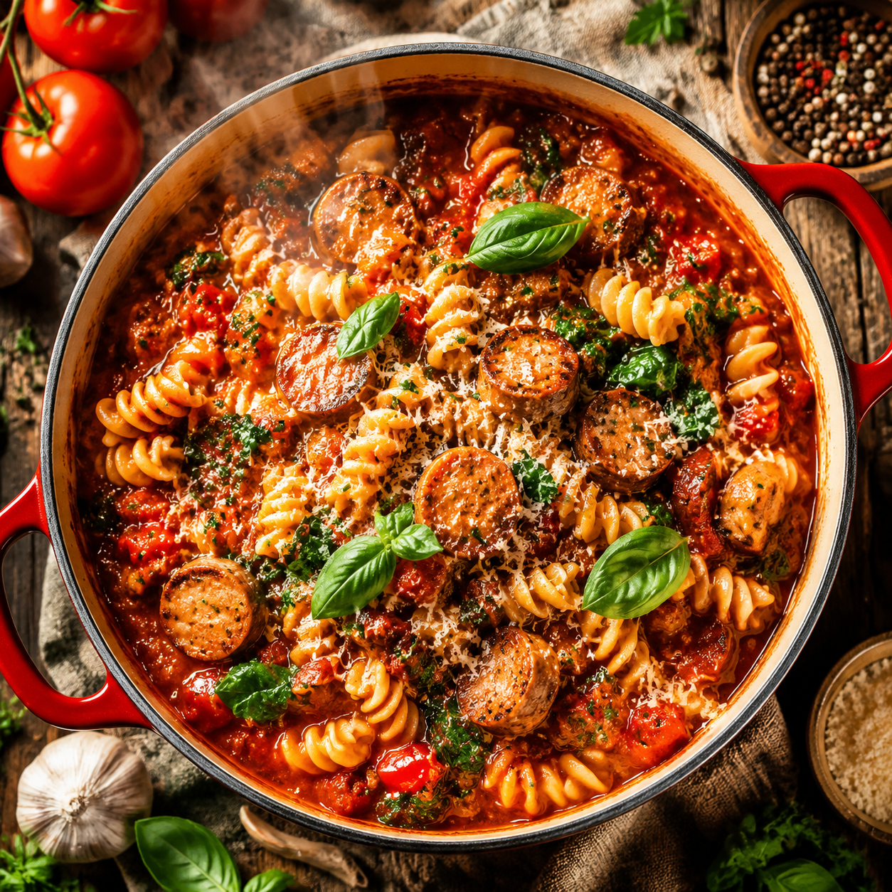 One-Pot Meals — Hearty stews, saucy pastas, and golden rice dinners simmer together with big flavor and blessedly few dishes.