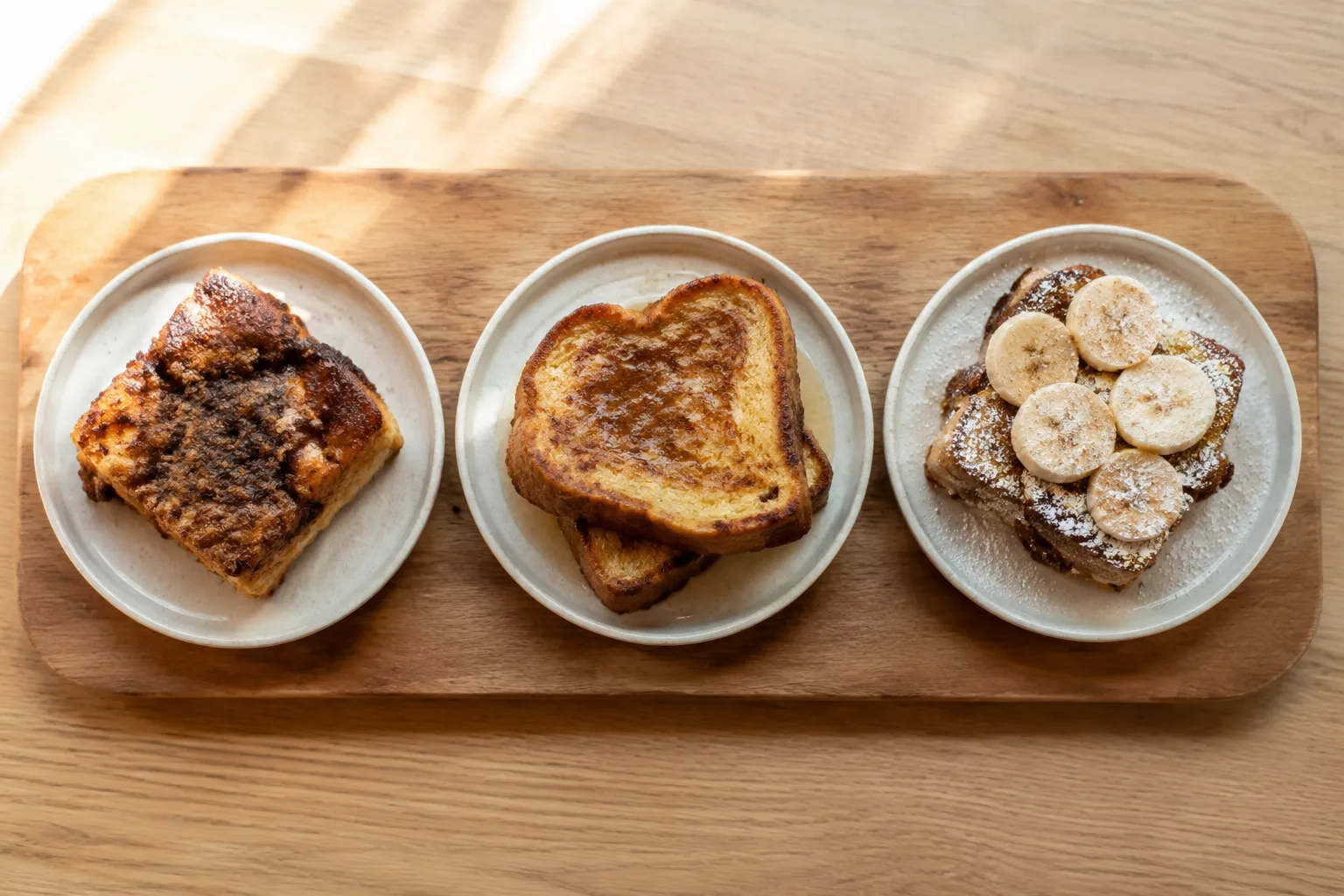 Baked french toast, french toast for one, and vegan french toast variations