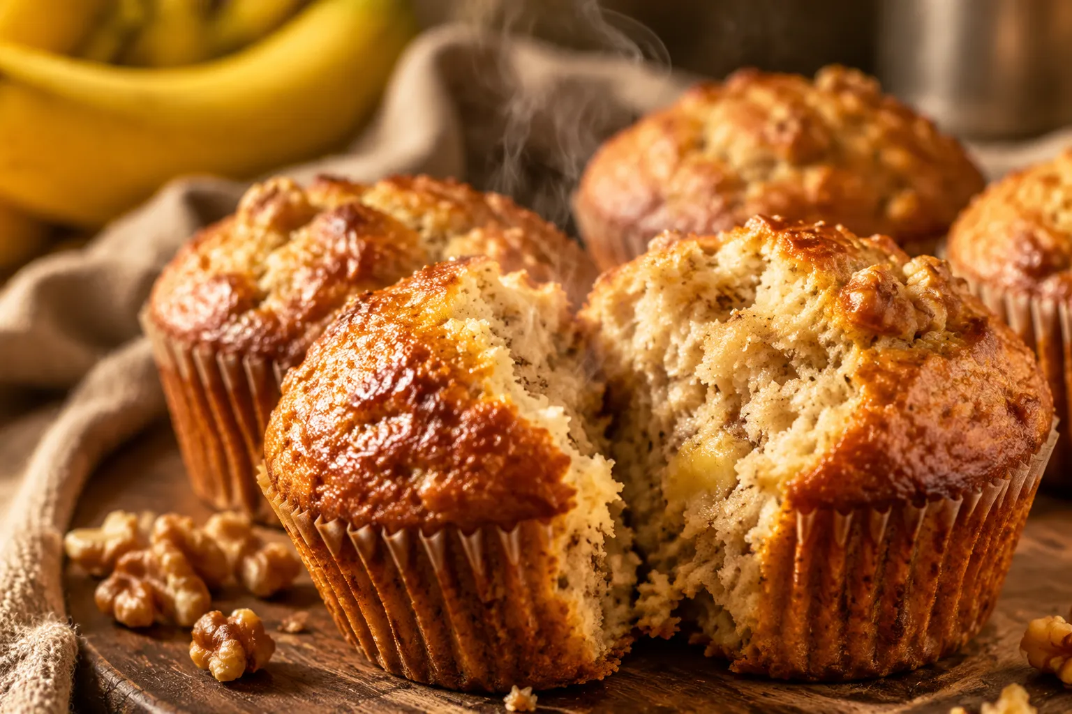 Banana Muffin Recipe: Bakery-Style, Soft & Moist