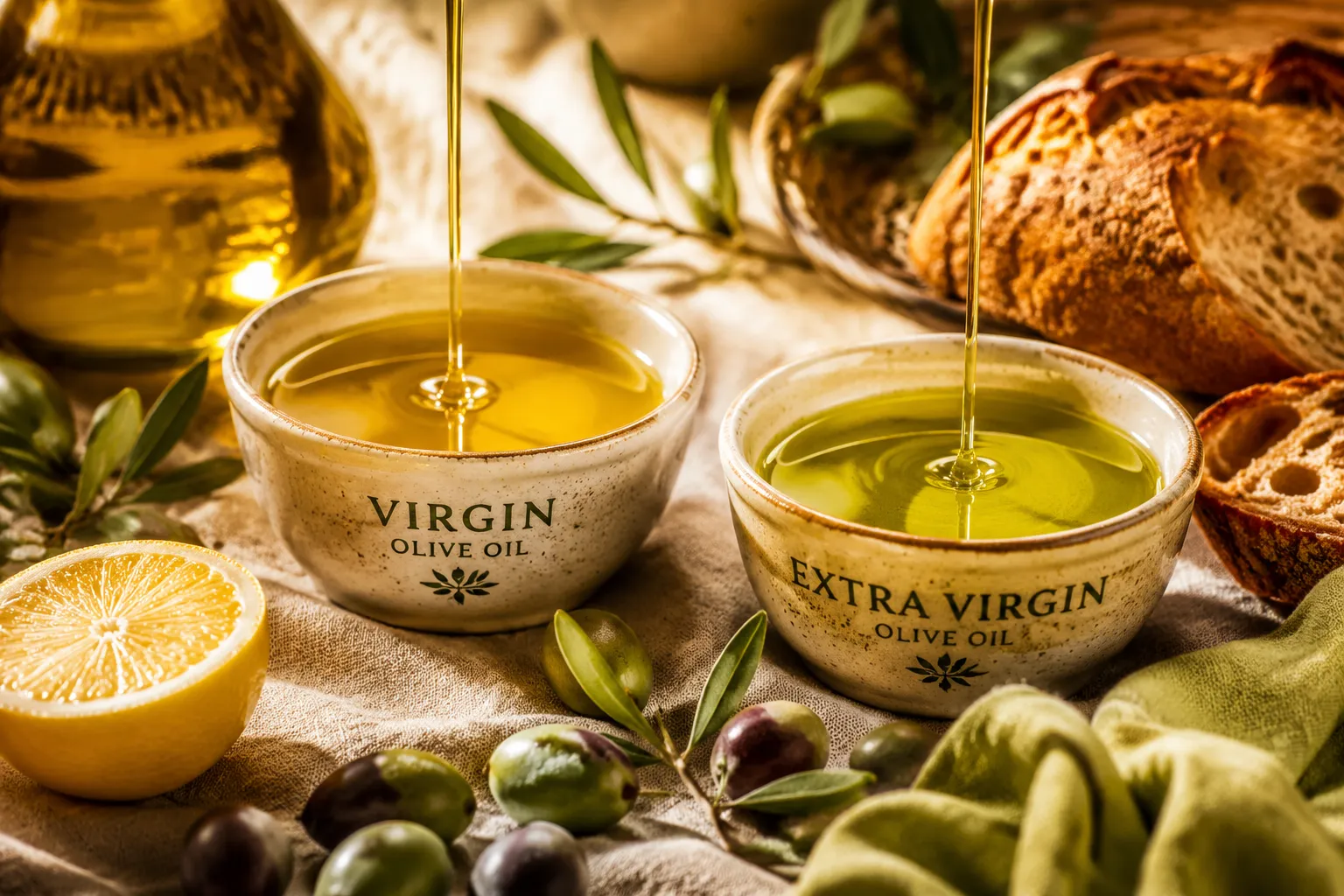 Virgin and Extra Virgin Olive Oil: The Complete Guide