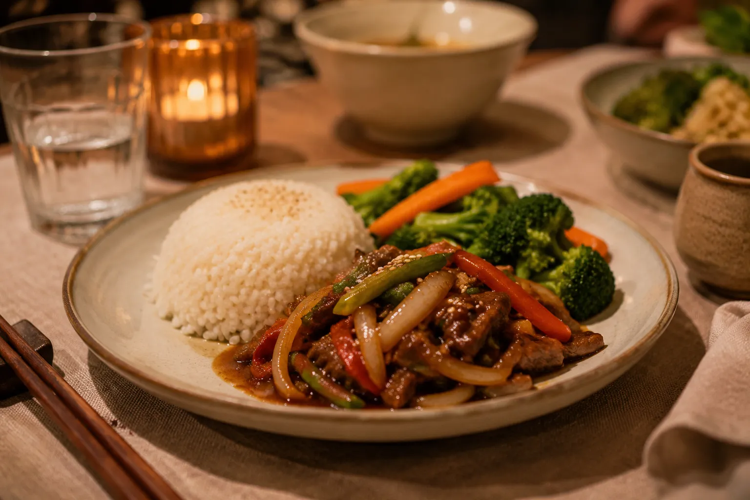 How to cook white rice served with dinner