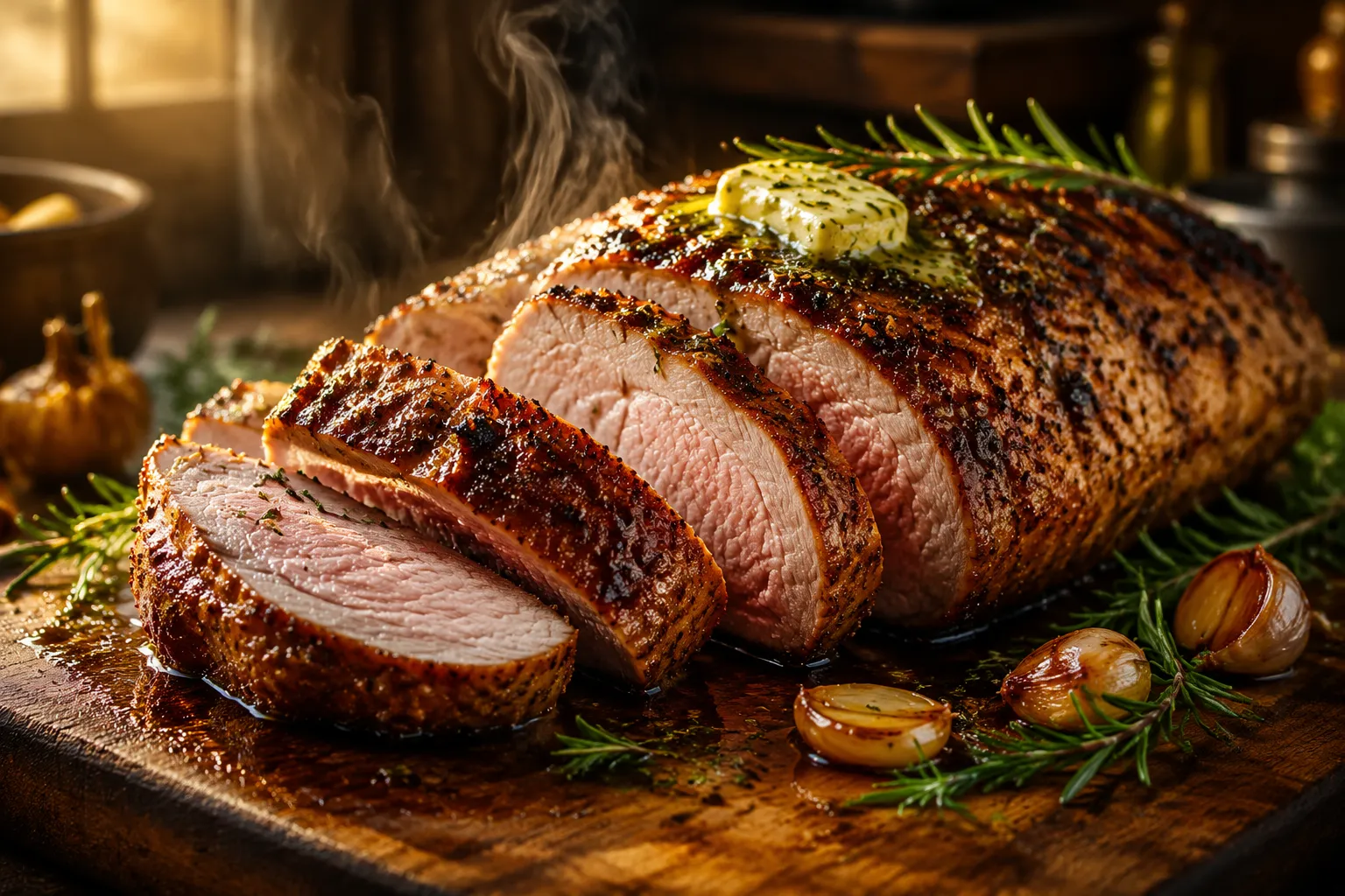 Juicy Pork Roast Recipe (Tender, Garlic-Herb Crust)