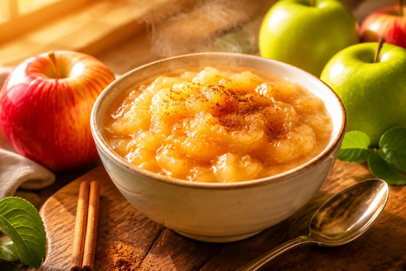 Homemade Applesauce Recipe (Easy 4-Ingredient Classic)