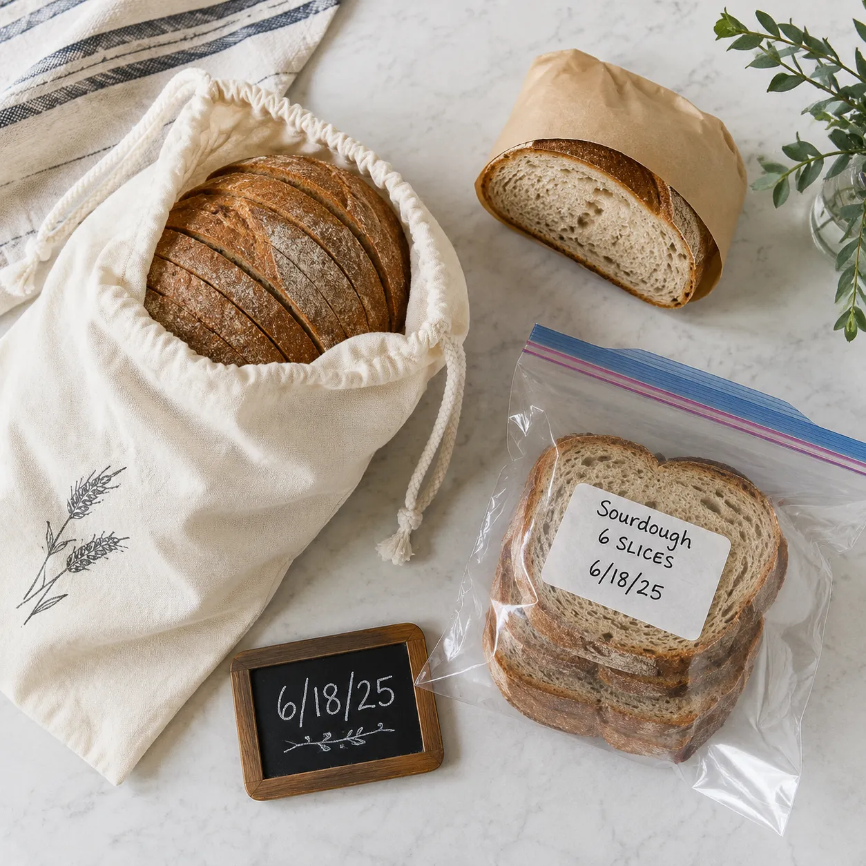 How to store and freeze homemade bread machine recipes for freshness
