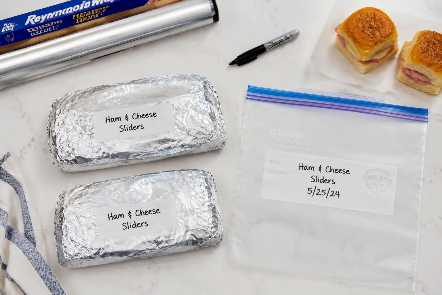 How to freeze and store leftover ham and cheese sliders