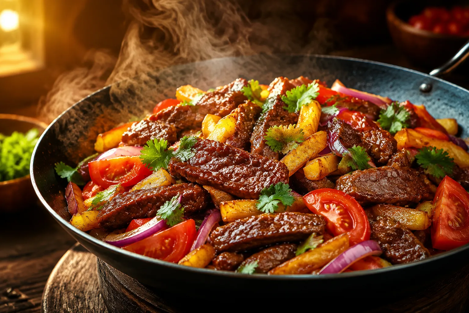 Authentic Lomo Saltado: Peruvian Steak Stir-Fry Recipe