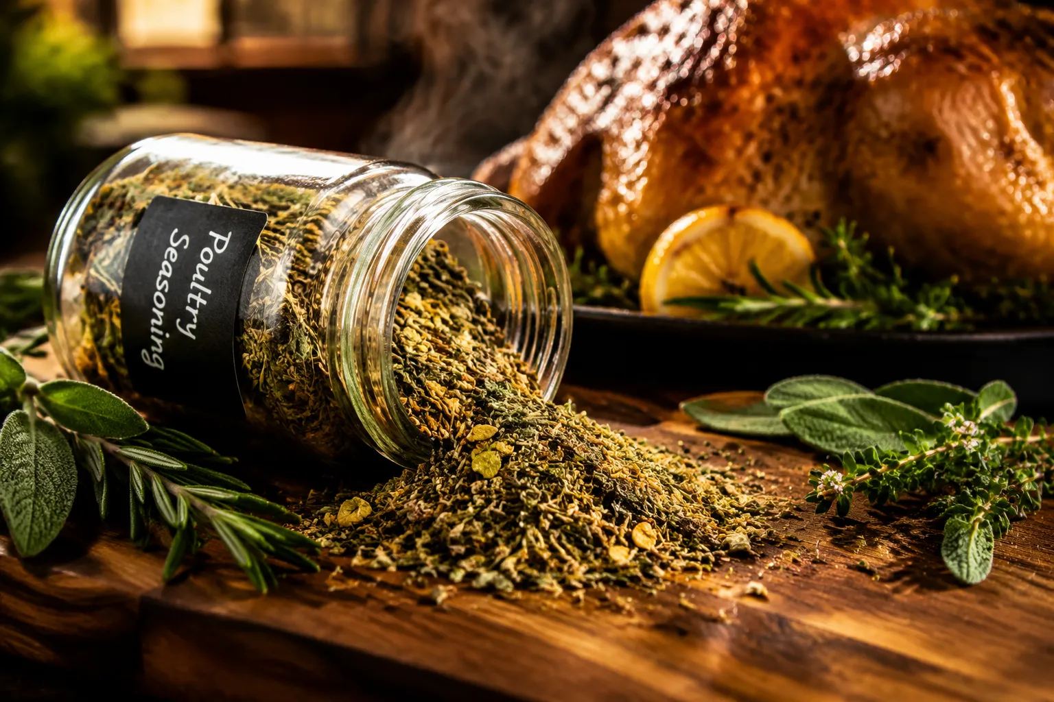 Homemade Poultry Seasoning Recipe (5-Minute Blend)