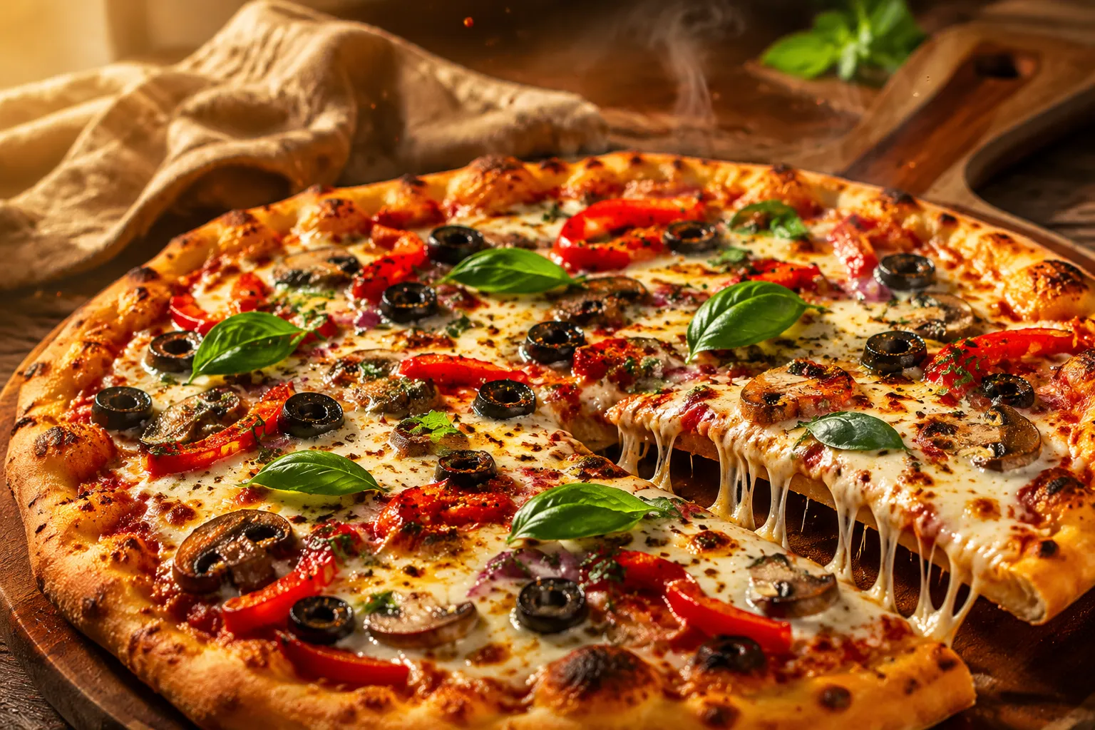 Veggie Pizza Recipe: Loaded Garden-Fresh Homemade Pie