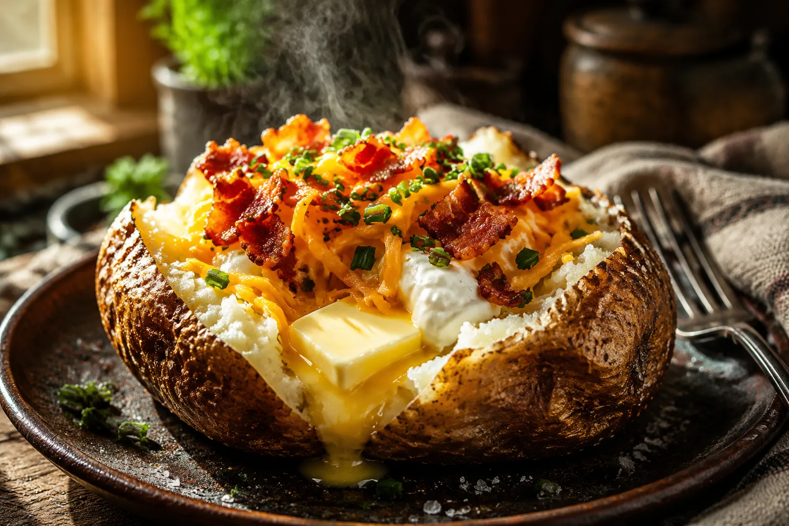 How to Make Baked Potatoes (Crispy Skin, Fluffy Inside)