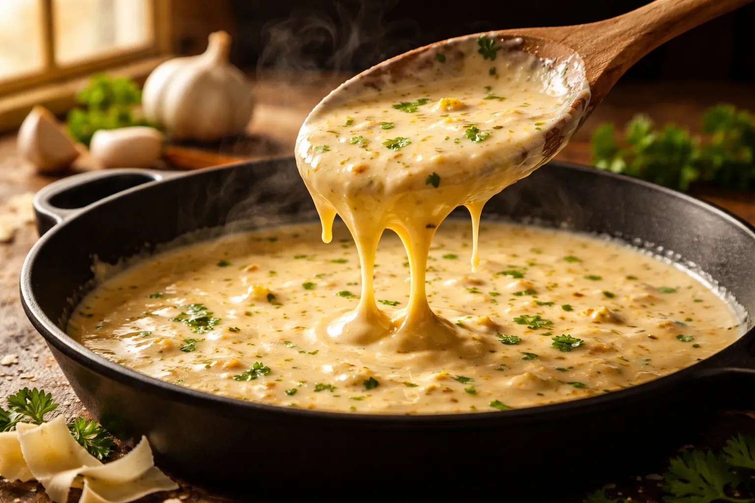 Garlic Parmesan Sauce: Creamy 15-Minute Recipe