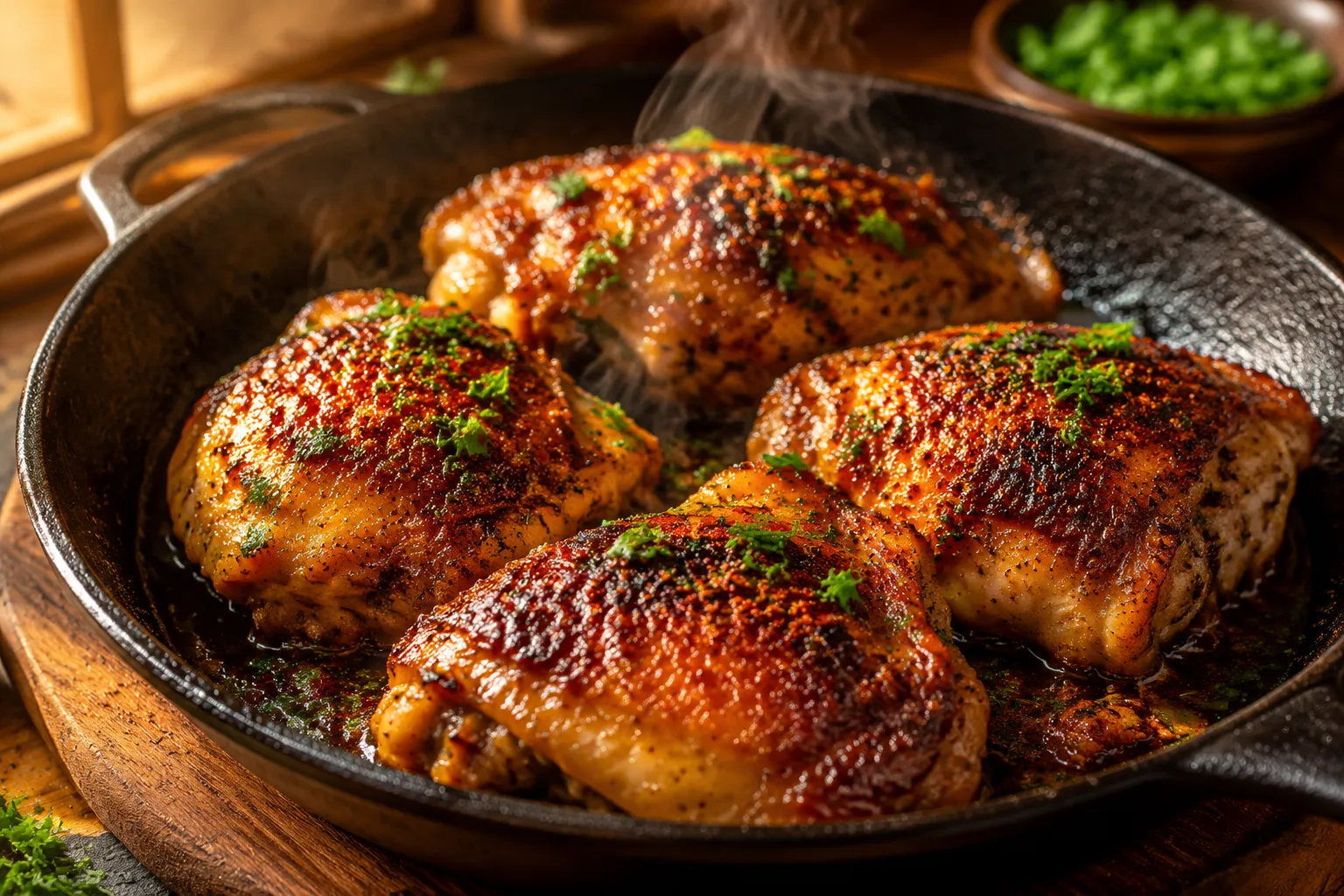 How Long to Bake Chicken Thighs (Juicy Every Time)