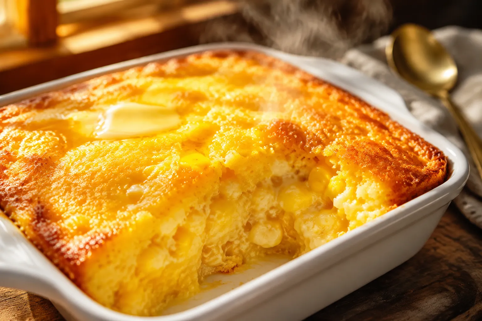 Cornbread Casserole: Creamy, Buttery Southern Side Dish