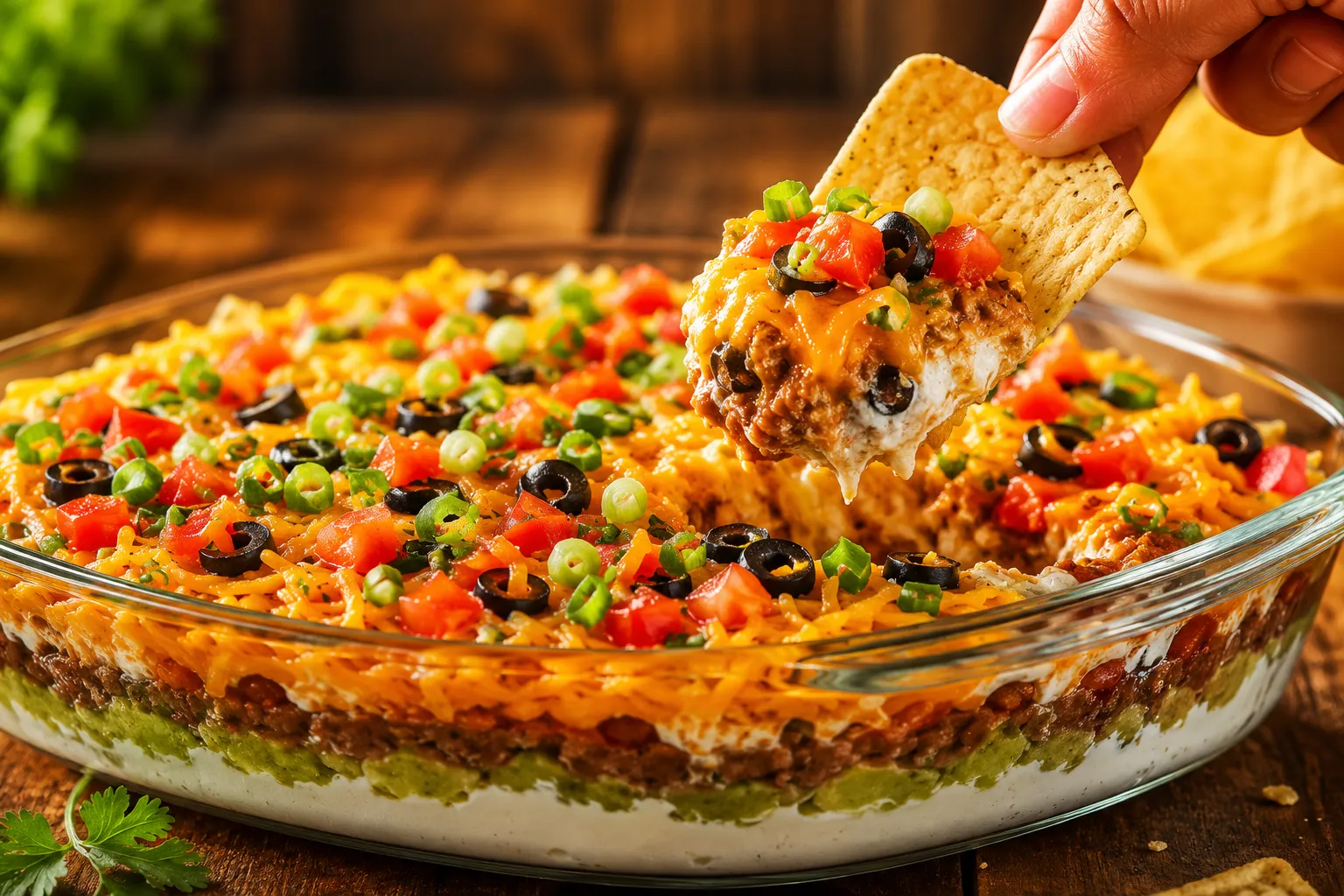 Layered Taco Dip: The Ultimate Crowd-Pleasing Recipe
