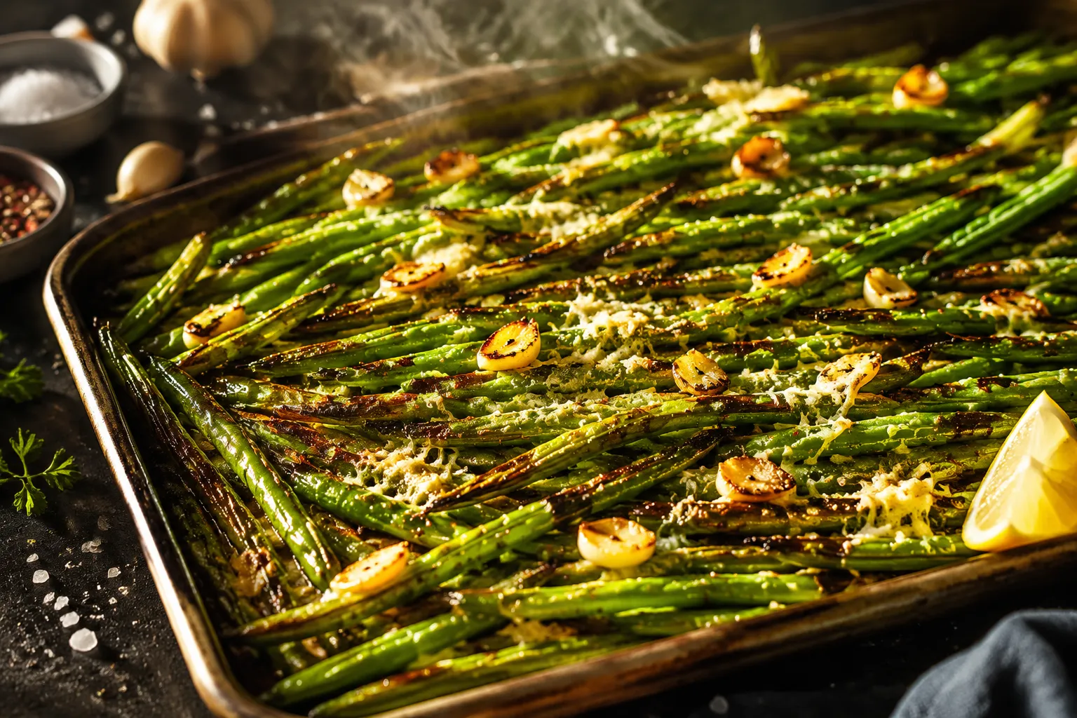 Crispy Roasted Green Beans (Easy Oven Recipe)