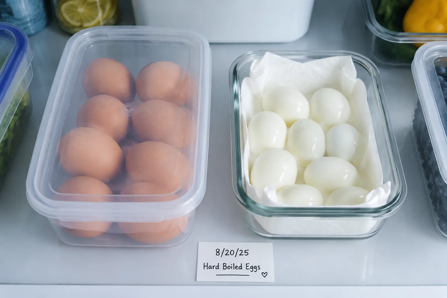 How to store air fryer hard boiled eggs for meal prep