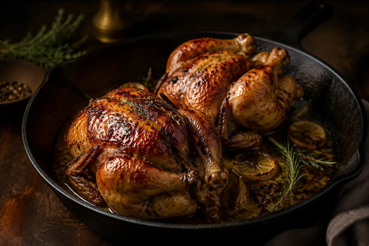 Golden roasted cornish hen recipe fresh from the oven