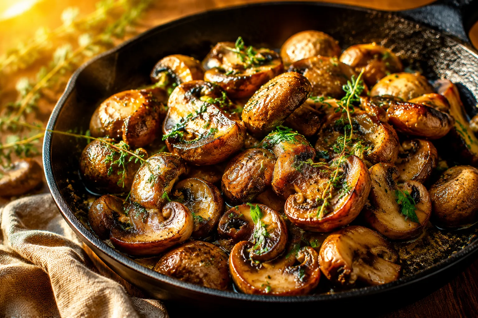 Sauteed Mushrooms: Buttery, Garlicky, 15-Minute Recipe