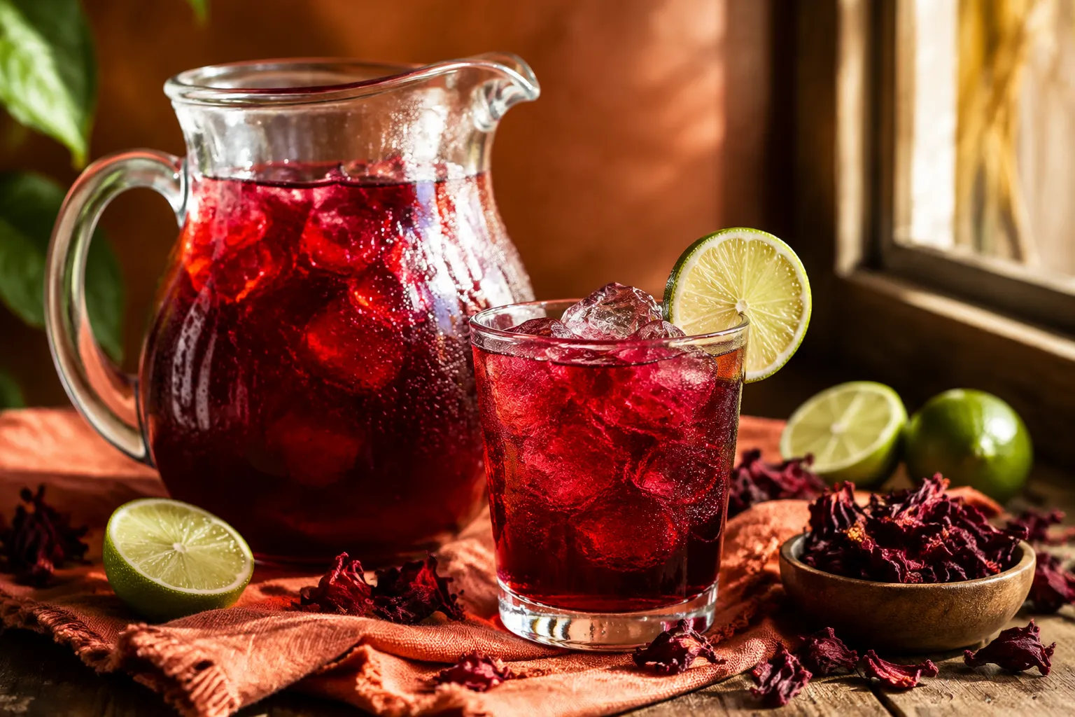 Jamaica Drink (Agua de Jamaica): Hibiscus Iced Tea