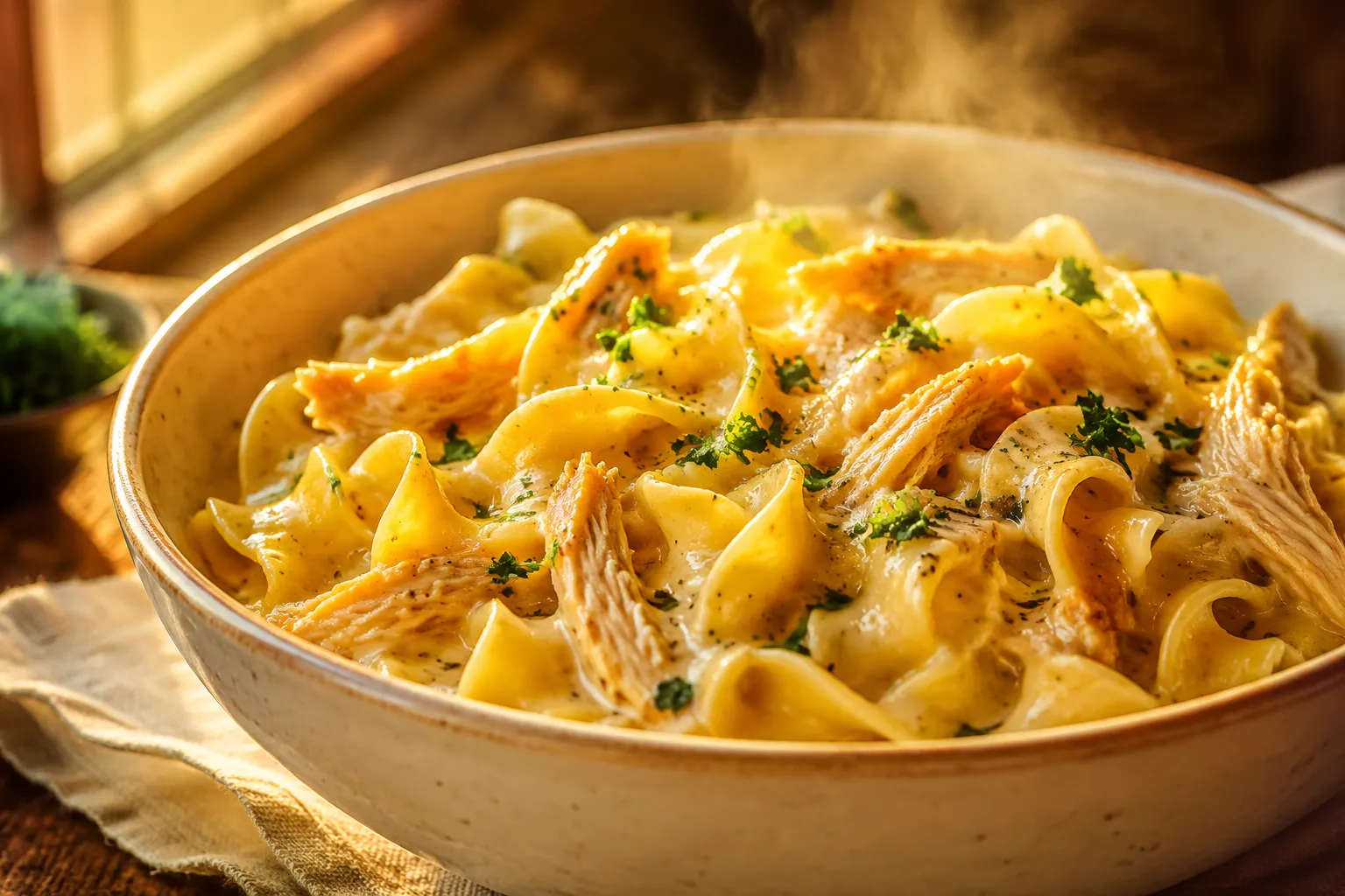 Chicken and Noodles Recipe (Creamy Homestyle Comfort)
