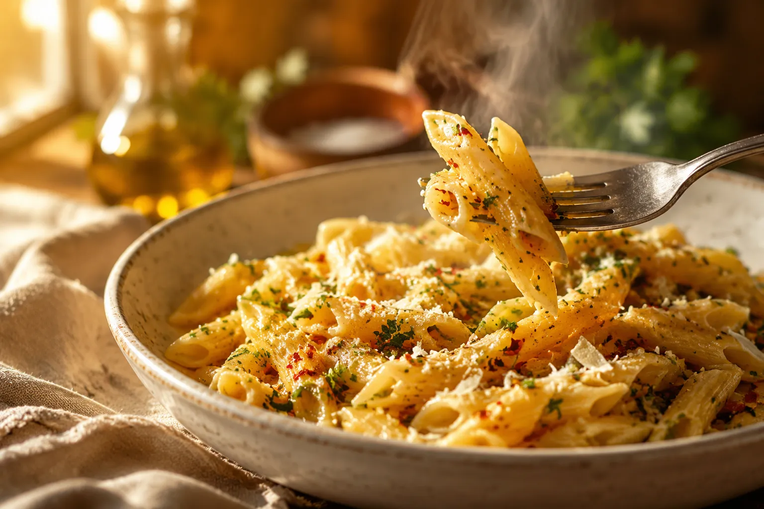 Garlic Penne Pasta Recipe: Easy 30-Minute Weeknight Dinner
