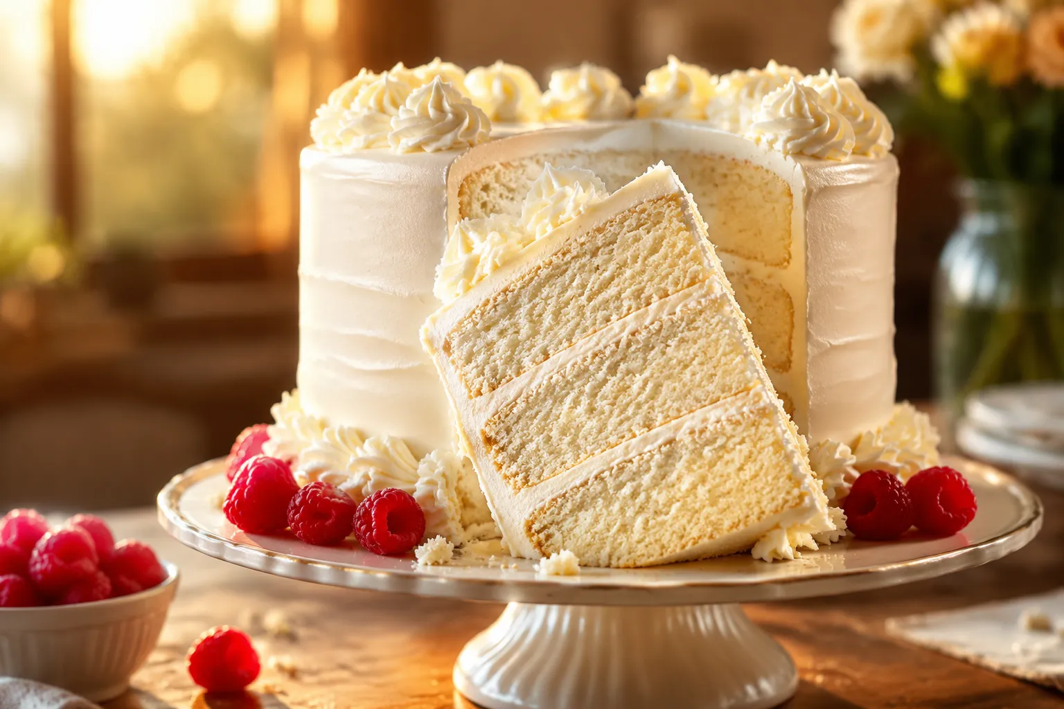 White Cake Recipe: Soft, Fluffy & Bakery-Style from Scratch