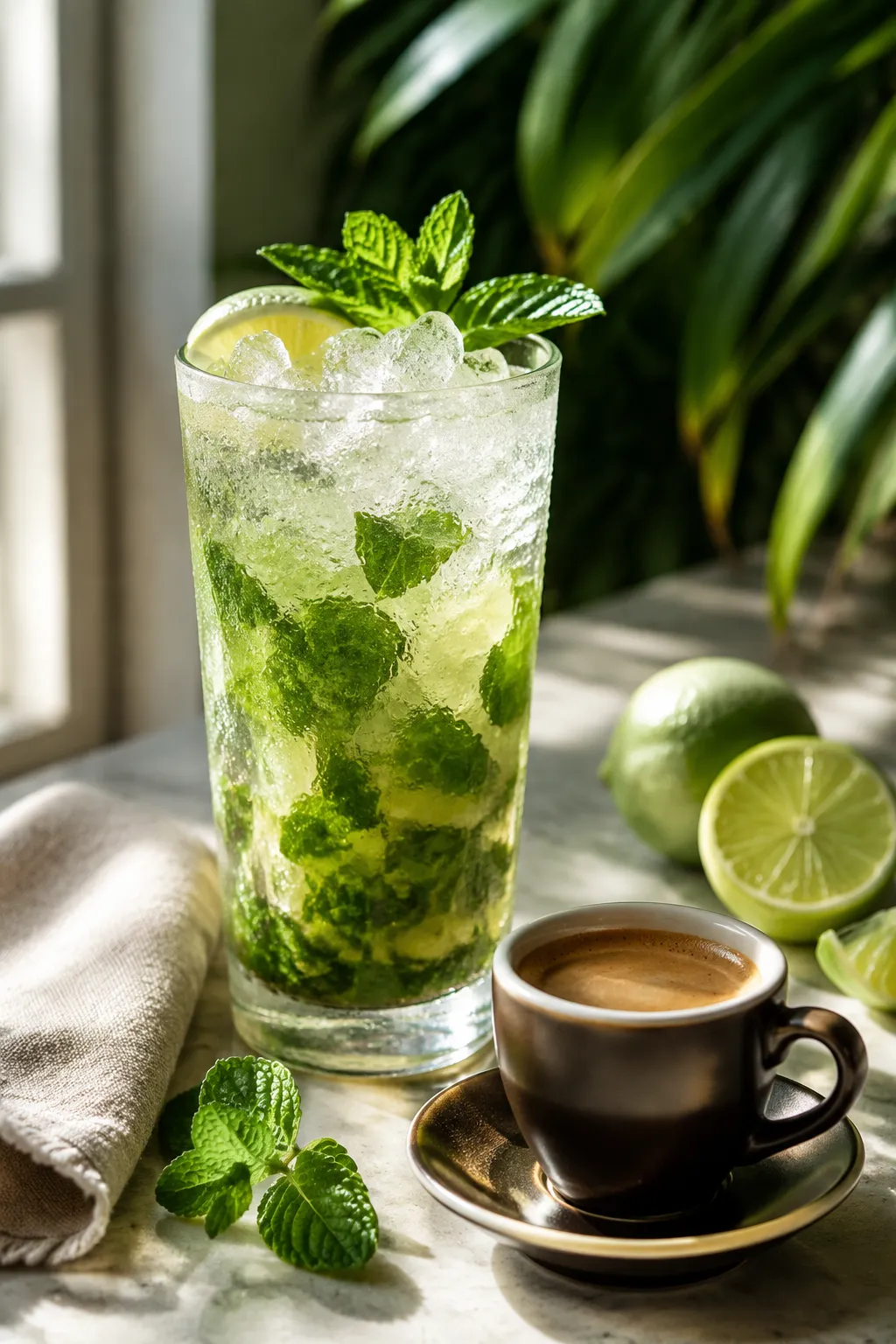 Cuban mojito and cafe Cubano, drinks for cuban food recipes