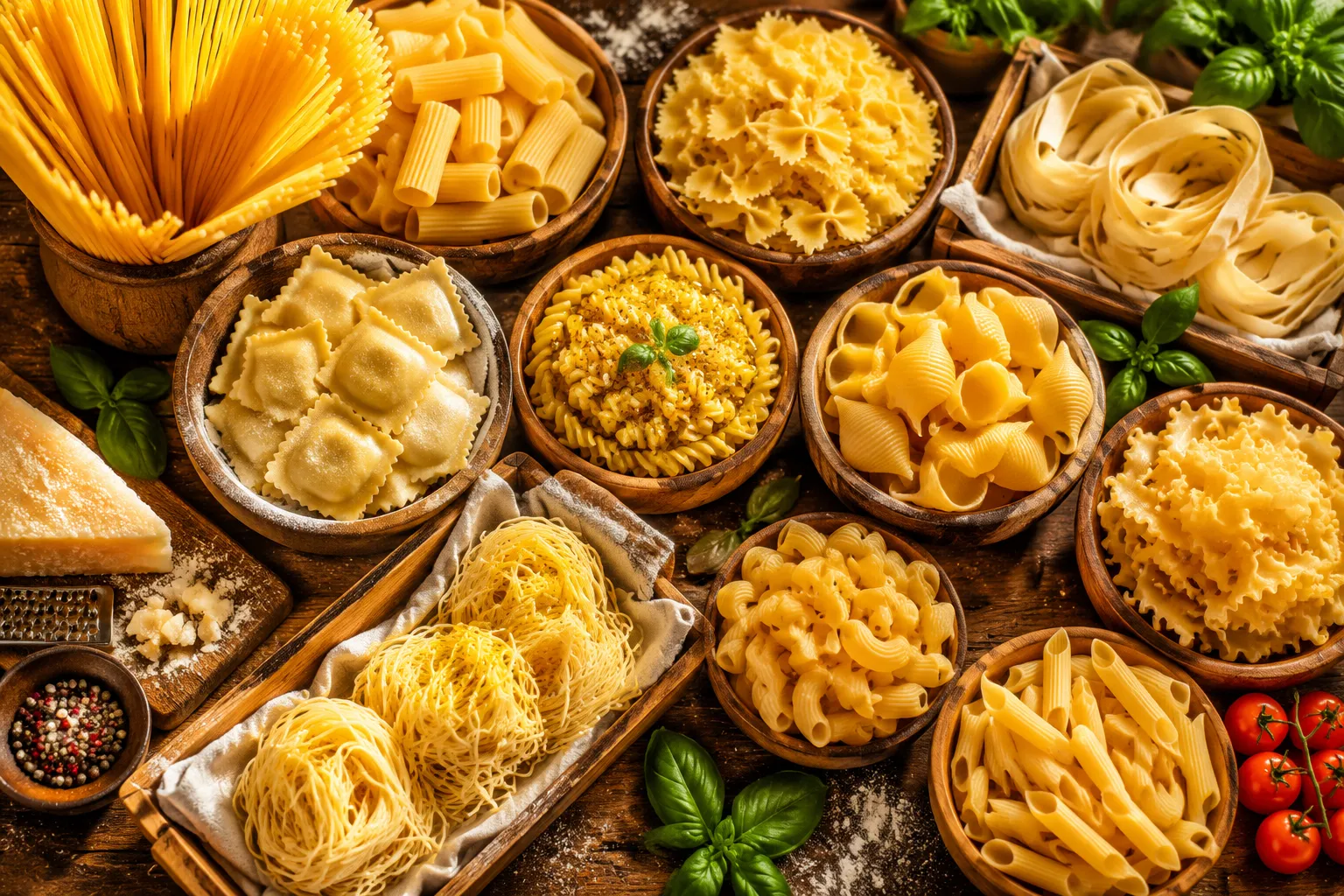 Pasta Types: The Ultimate Guide to 30+ Pasta Shapes