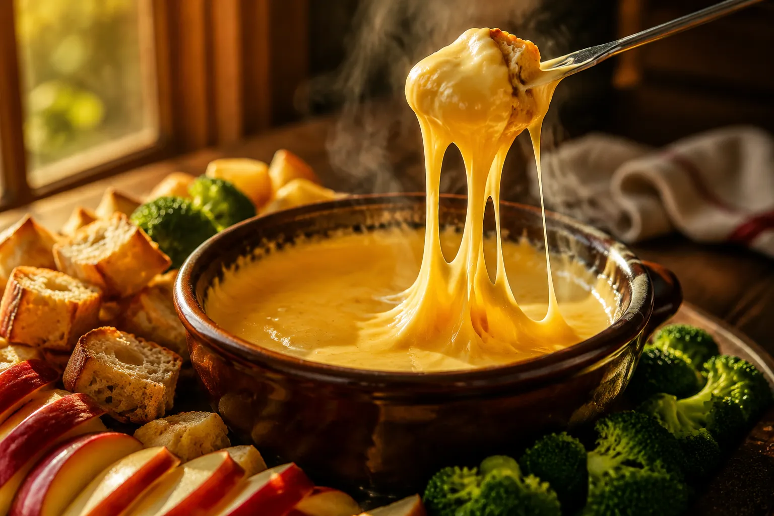 Cheese Fondue Recipe: The Best Classic Swiss Fondue