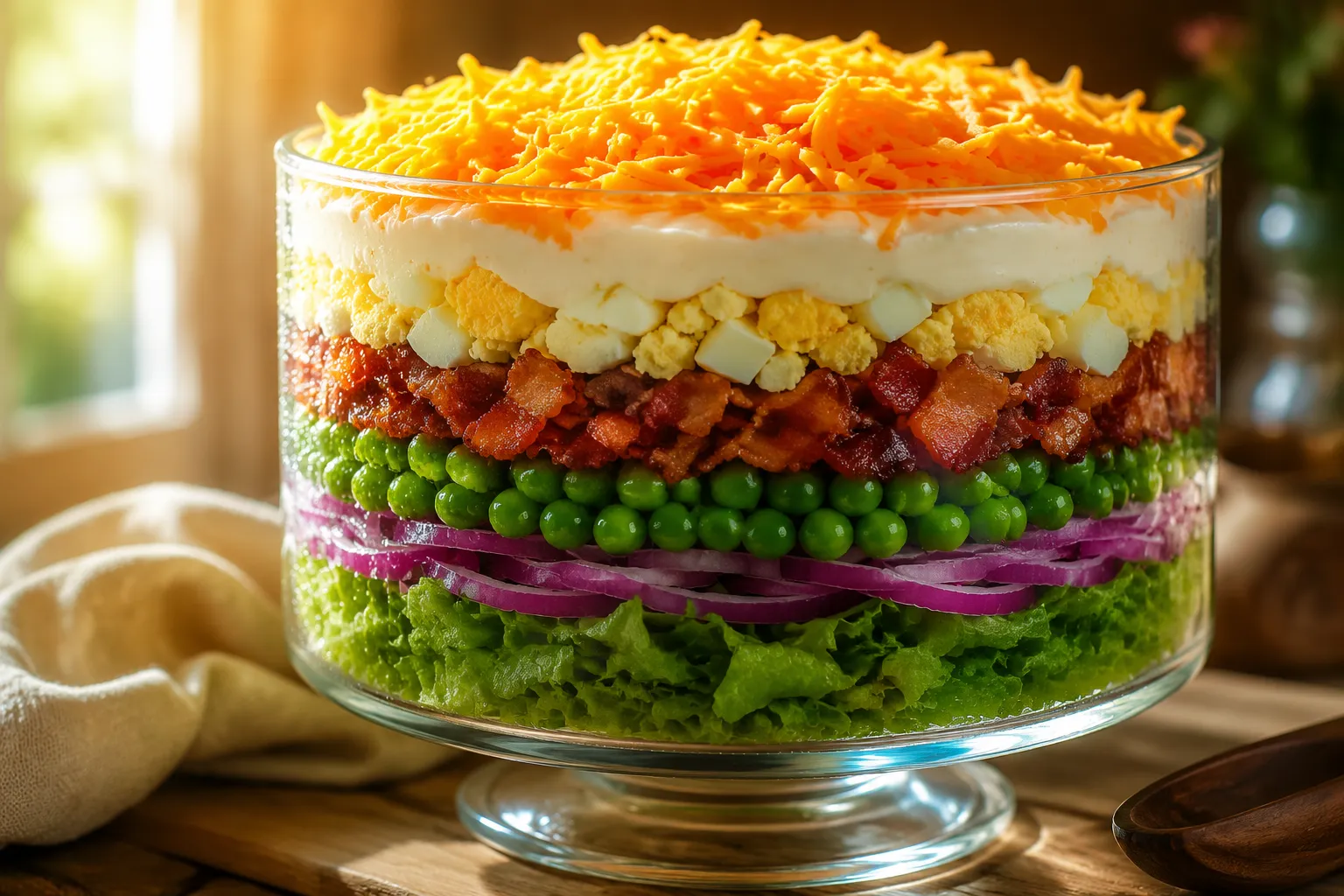 7 Layer Salad: The Classic Make-Ahead Potluck Recipe
