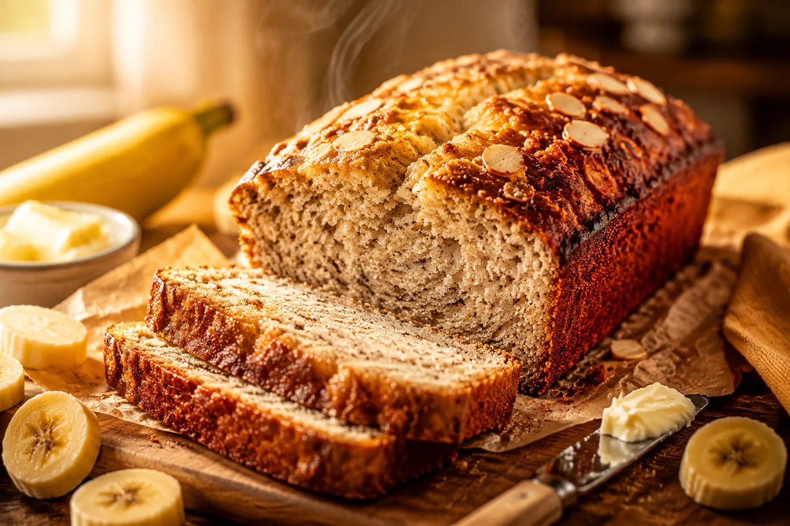 Almond Flour Banana Bread (Moist, Gluten-Free & Easy)