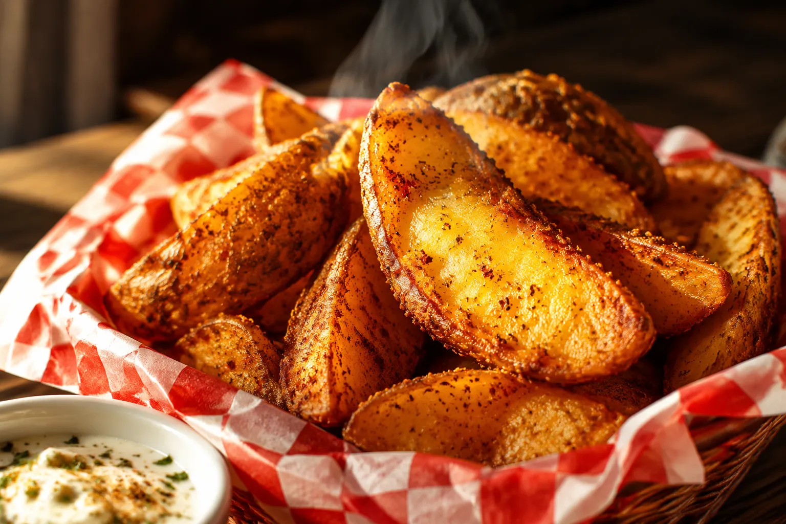 Copycat KFC Potato Wedges Recipe (Crispy & Seasoned)
