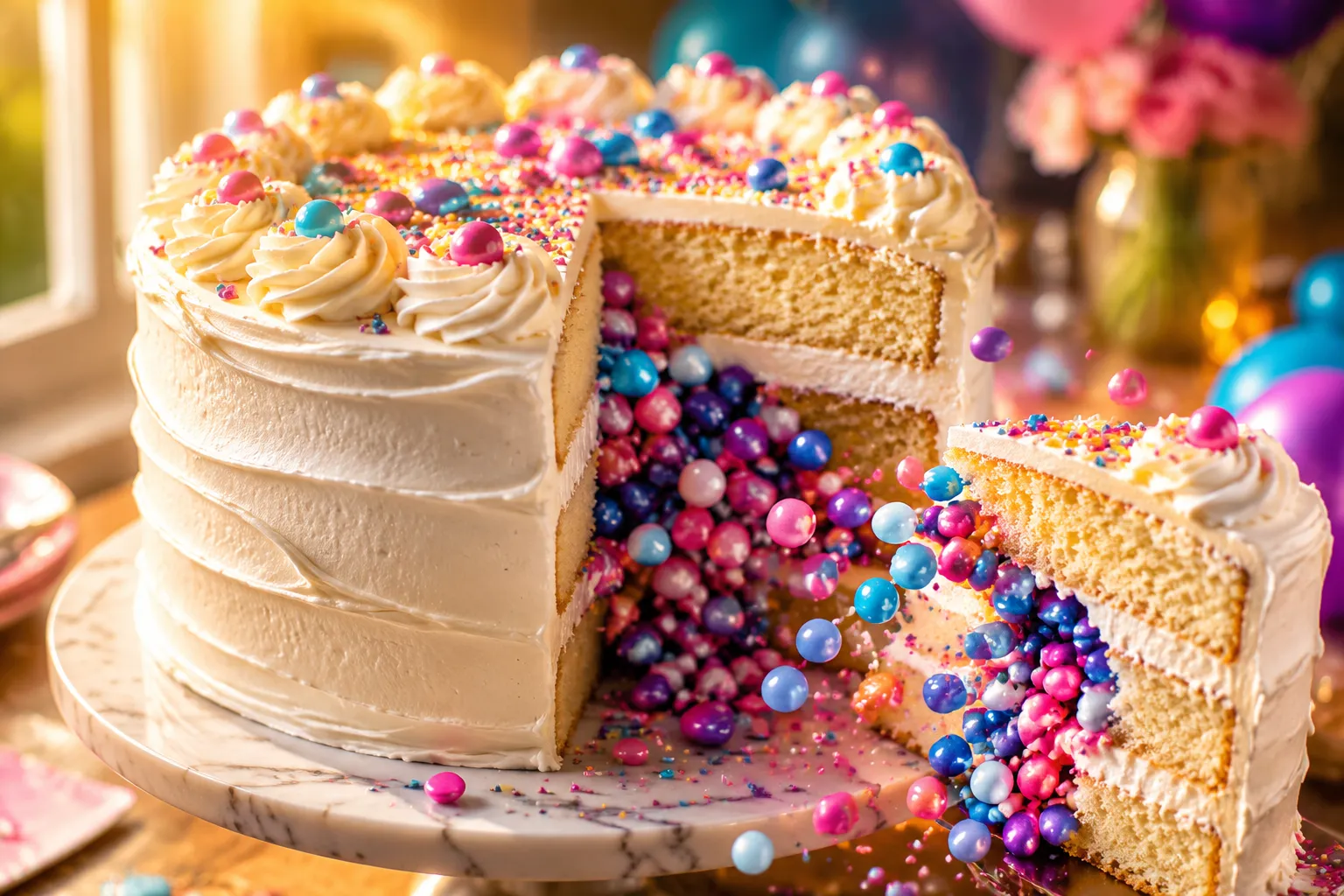 Gender Reveal Cake: Easy Pink or Blue Surprise Inside