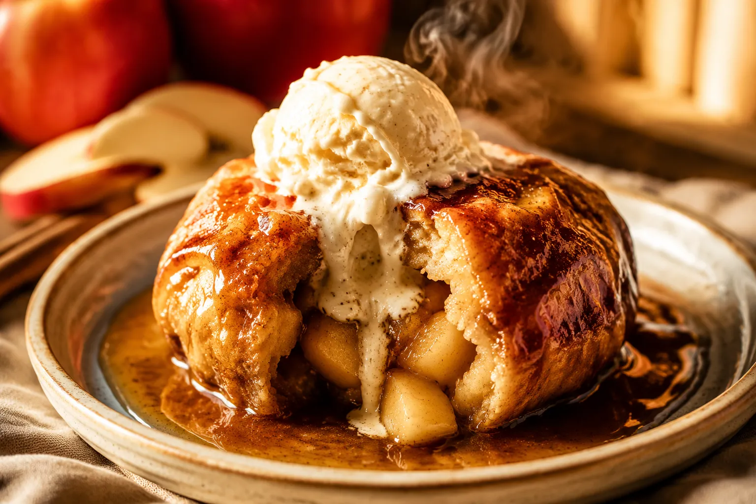 Old-Fashioned Apple Dumplings (Easy Homemade Recipe)