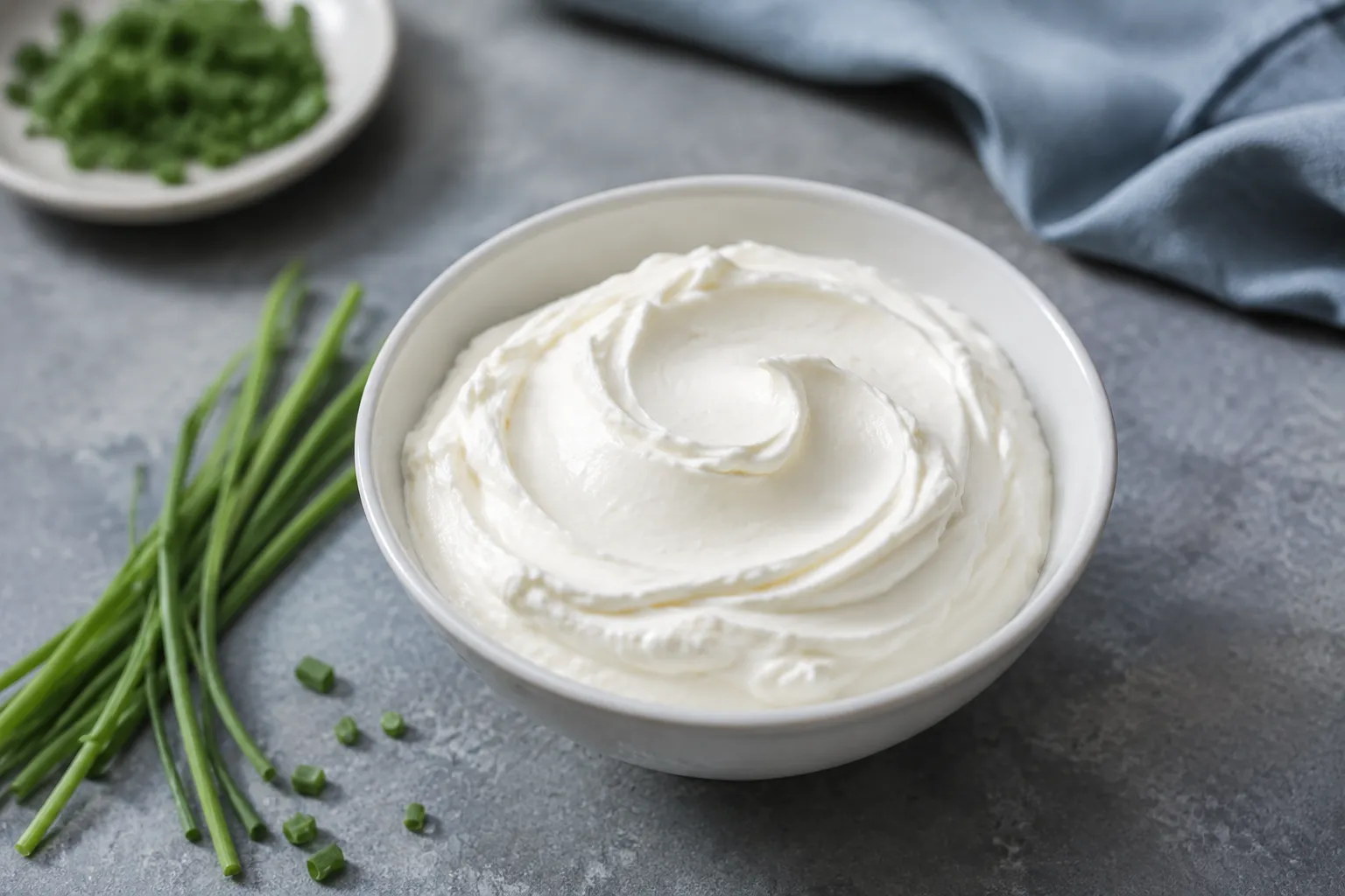 finished creme creme fraiche recipe with thick creamy texture