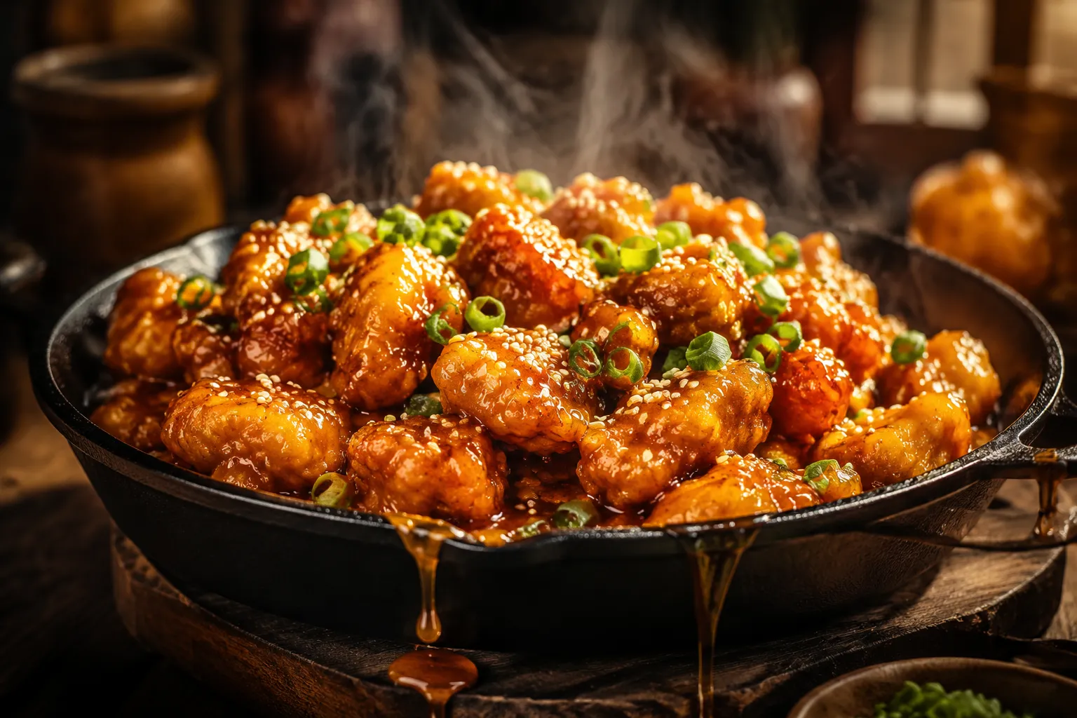 Honey Chicken Recipe (Sticky, Glazed & Better Than Takeout)