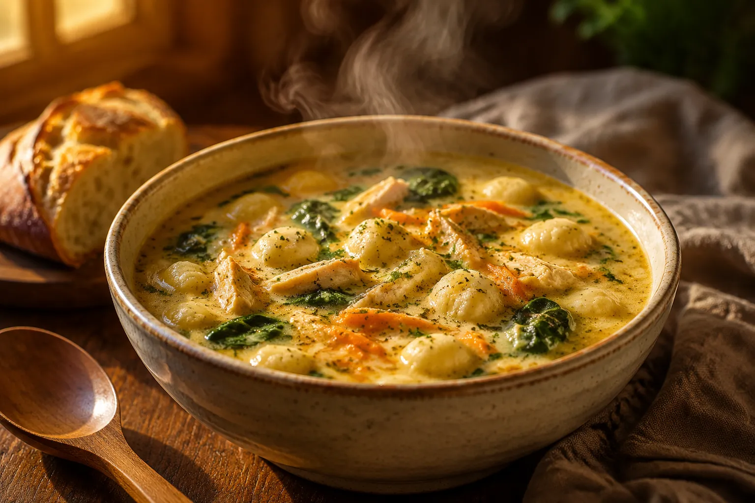 Chicken and Gnocchi Soup (Better Than Olive Garden)