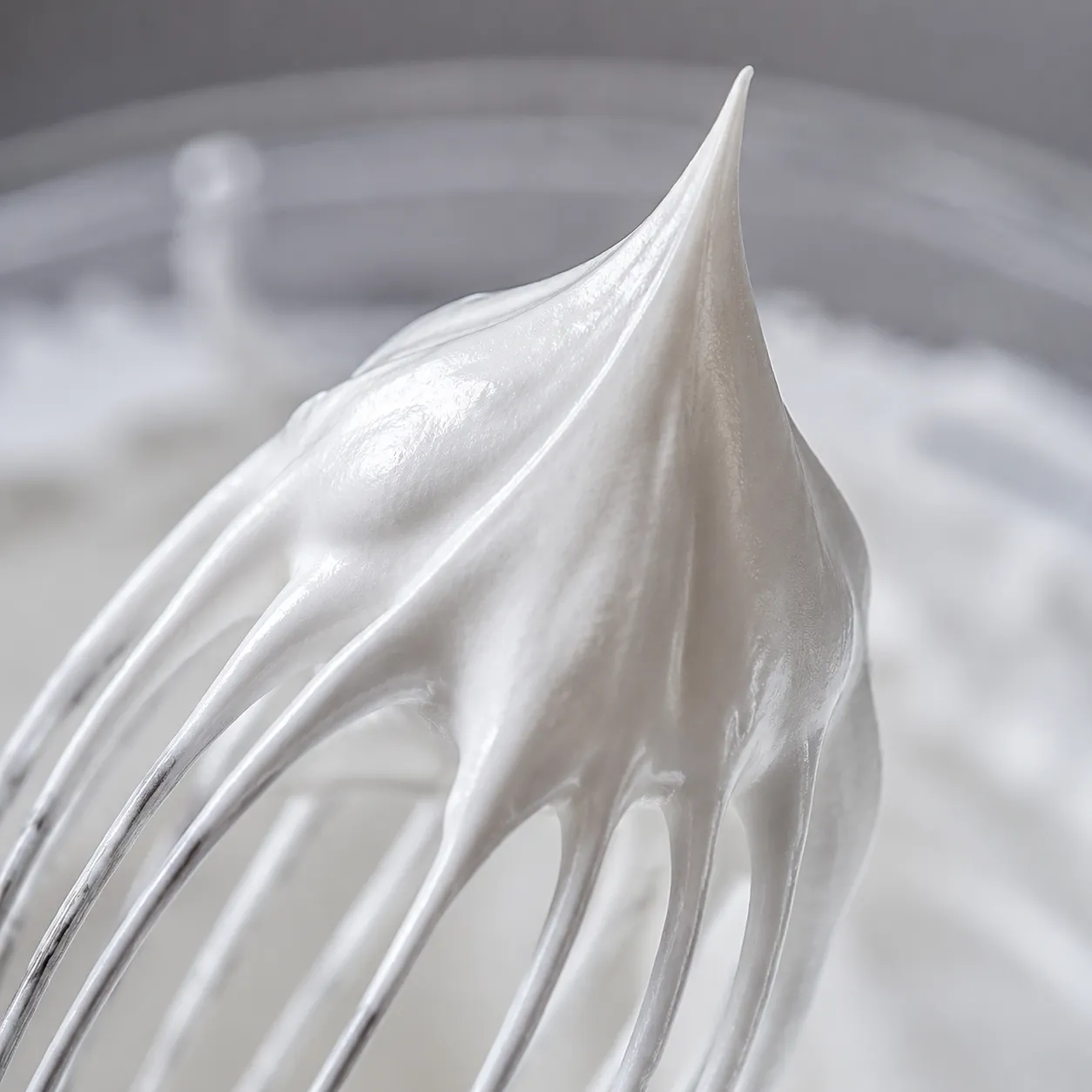 Stiff glossy peaks for perfect meringue recipe