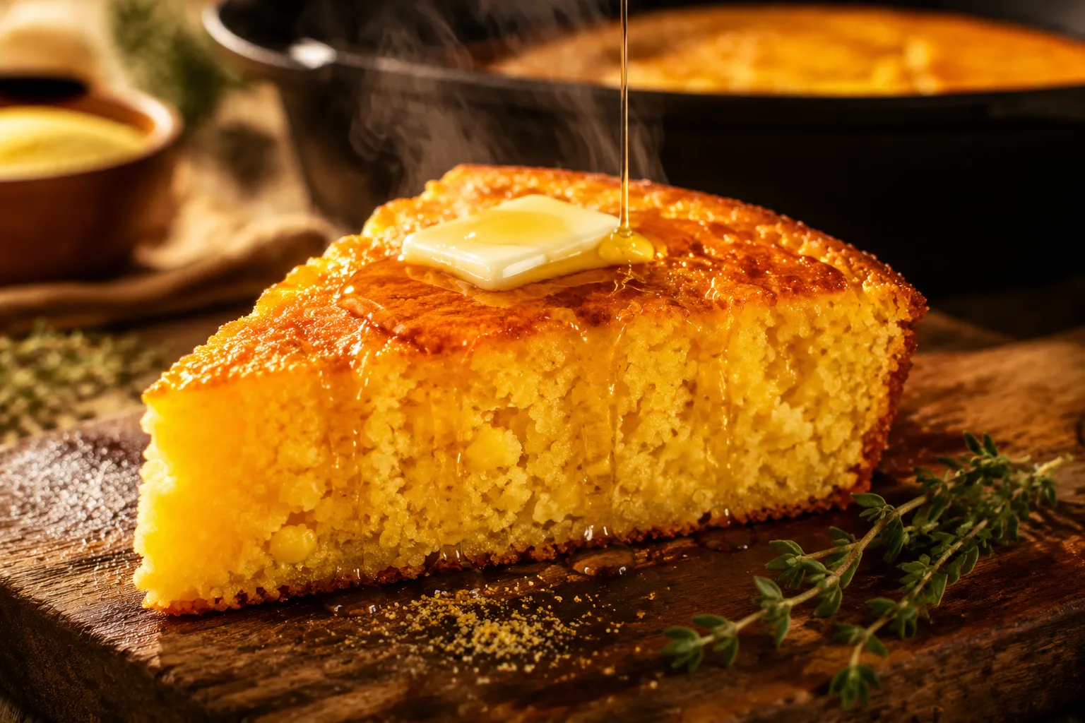 Gluten Free Cornbread (Moist, Fluffy + Dairy-Free Option)