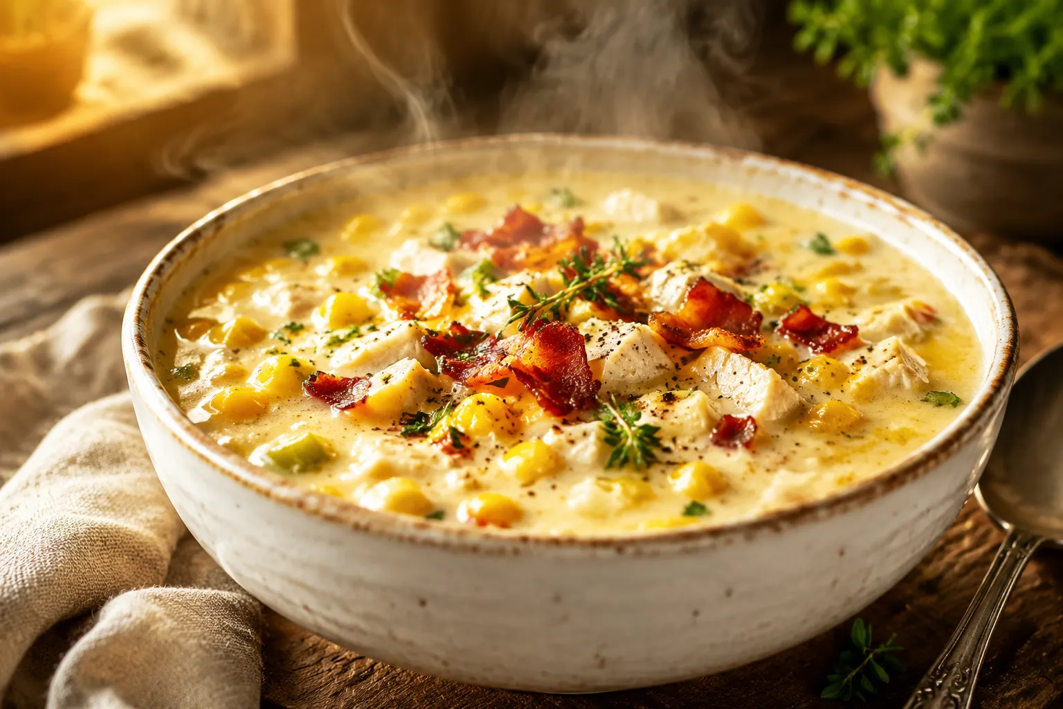 Chicken Corn Chowder: Creamy 30-Minute One-Pot Recipe
