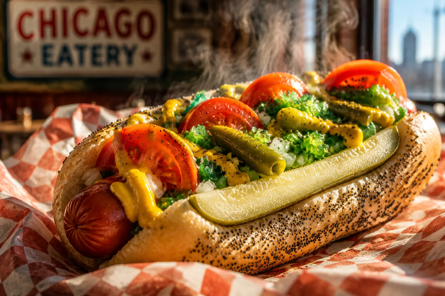 Authentic Chicago Dog Recipe (Dragged Through the Garden)
