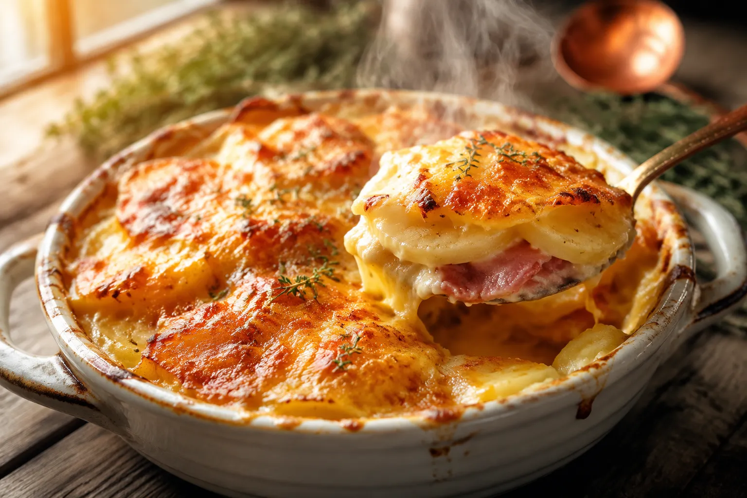 Scalloped Potatoes and Ham: Creamy, Cheesy Comfort Bake
