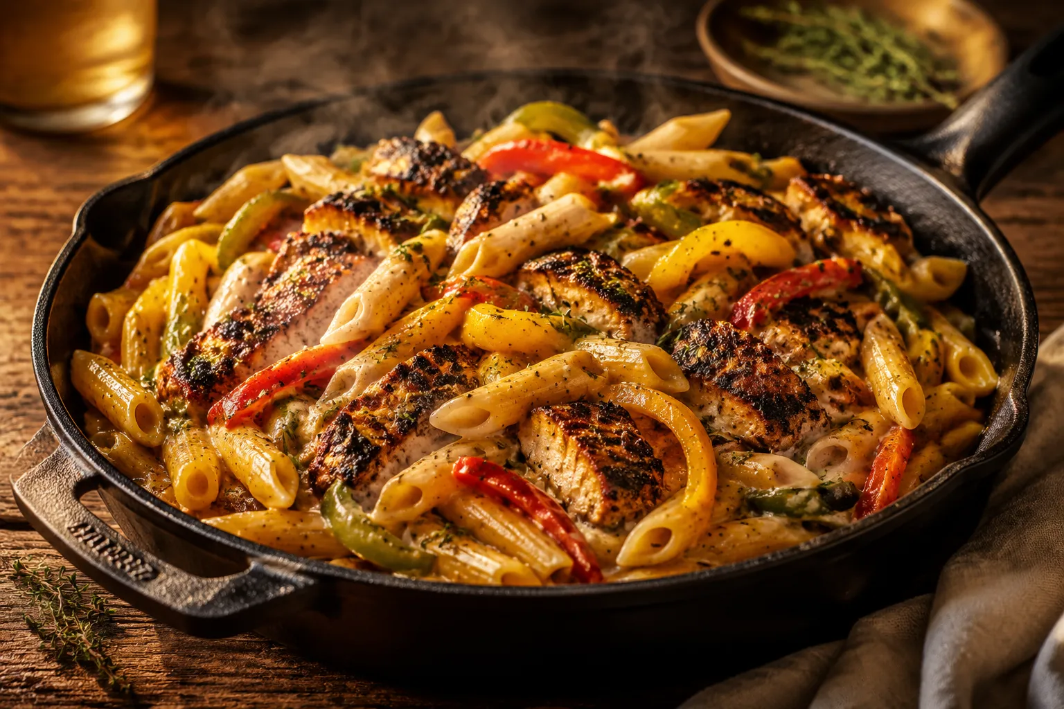 Rasta Pasta Recipe: Creamy Jerk Chicken Pasta in 30 Min