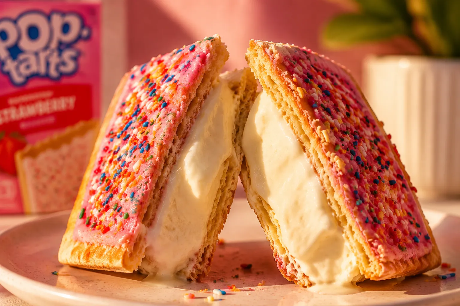 Pop Tart Ice Cream Sandwich: Easy 5-Ingredient Treat