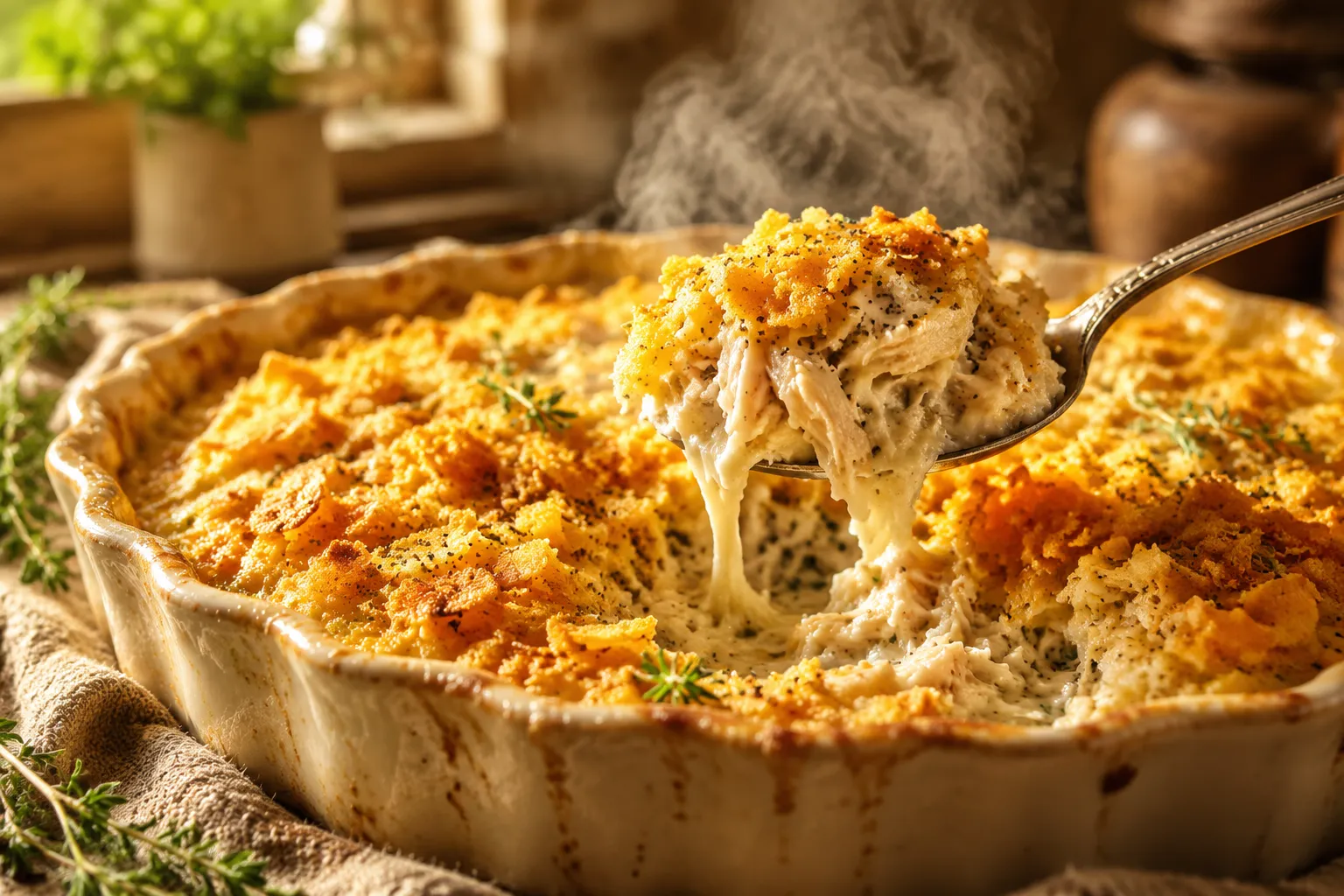Poppy Seed Chicken Casserole: Creamy Southern Classic