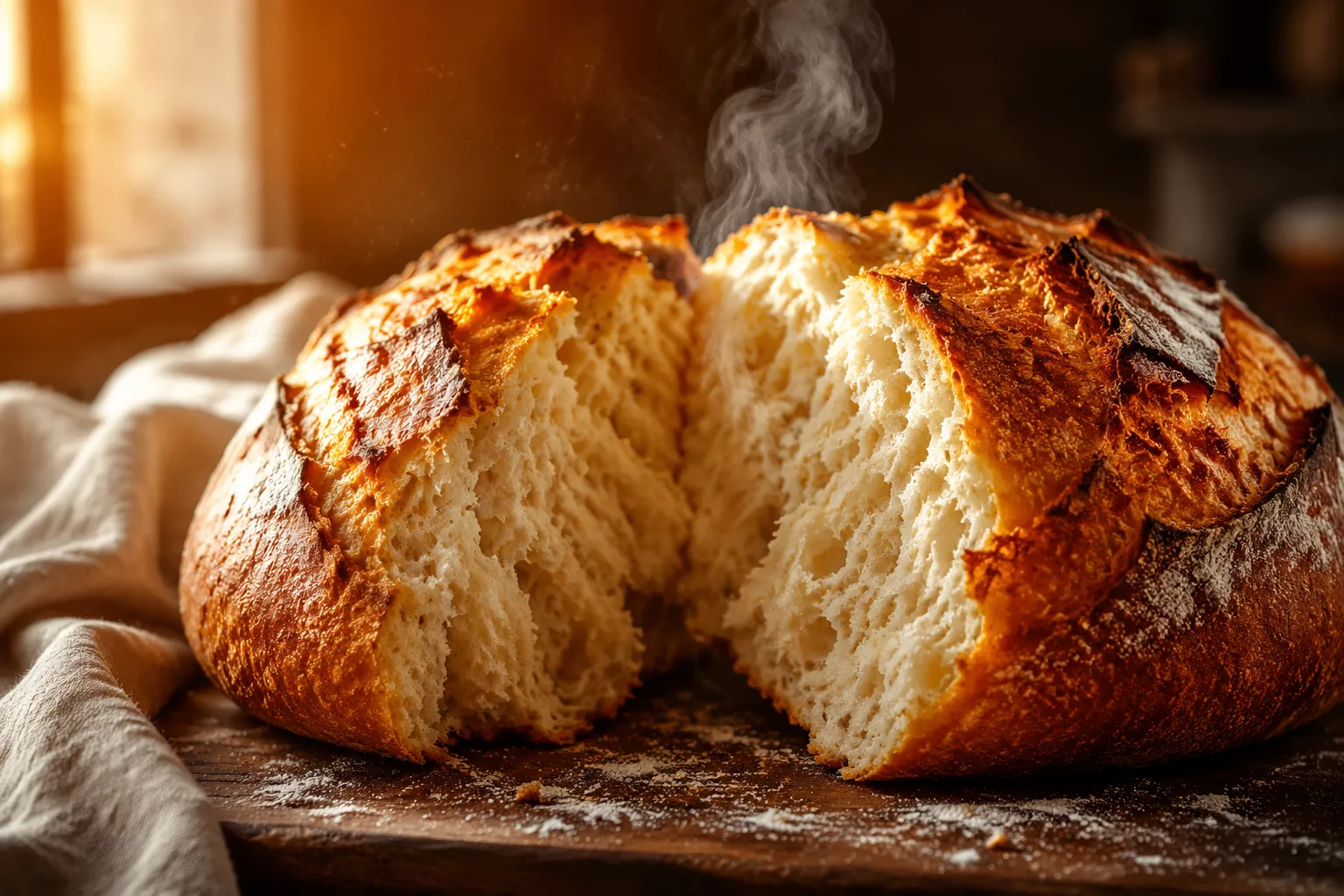 Dutch Oven Bread: Easy No-Knead Crusty Loaf Recipe