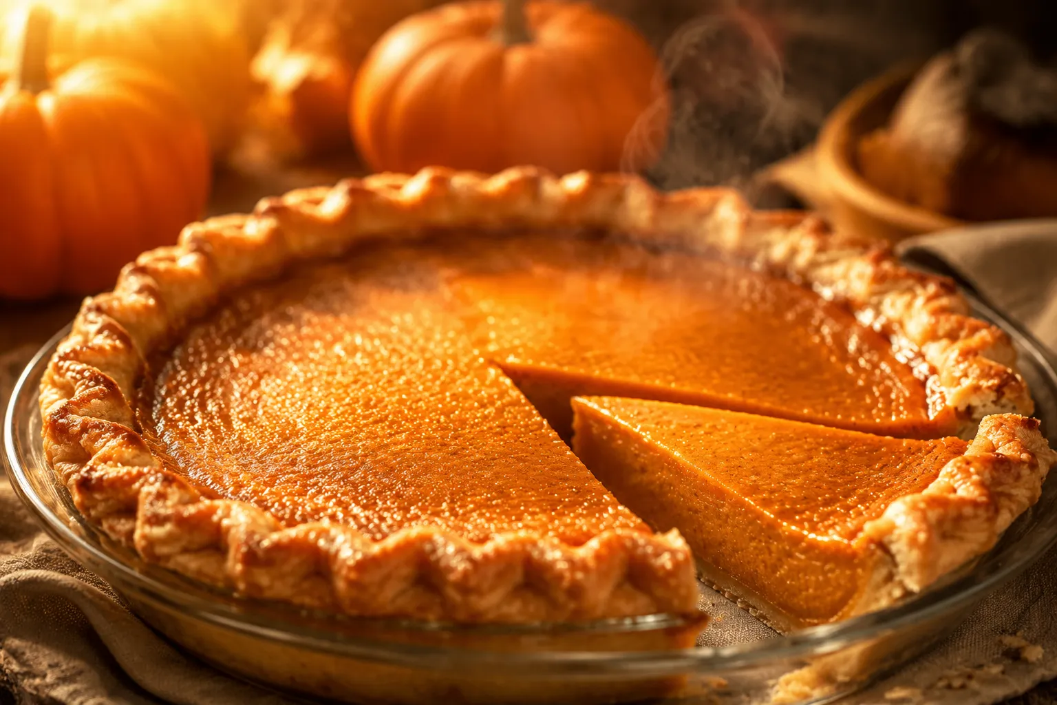 Pumpkin Pie from Scratch with Roasted Pumpkin