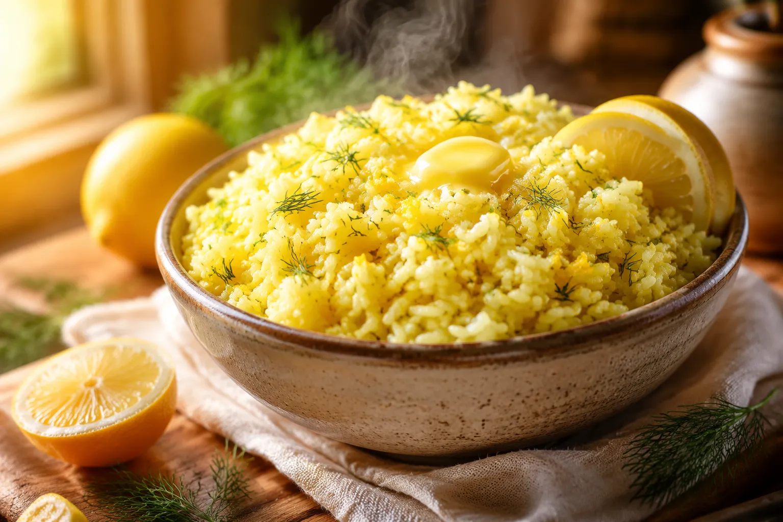 Greek Rice: Easy Lemon Herb Side Dish Recipe