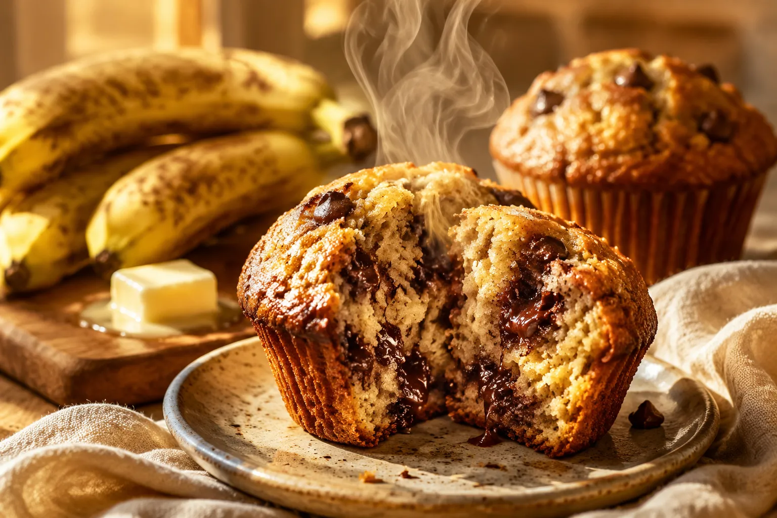 Banana and Muffin Recipe: Bakery-Style Almond Flour Muffins
